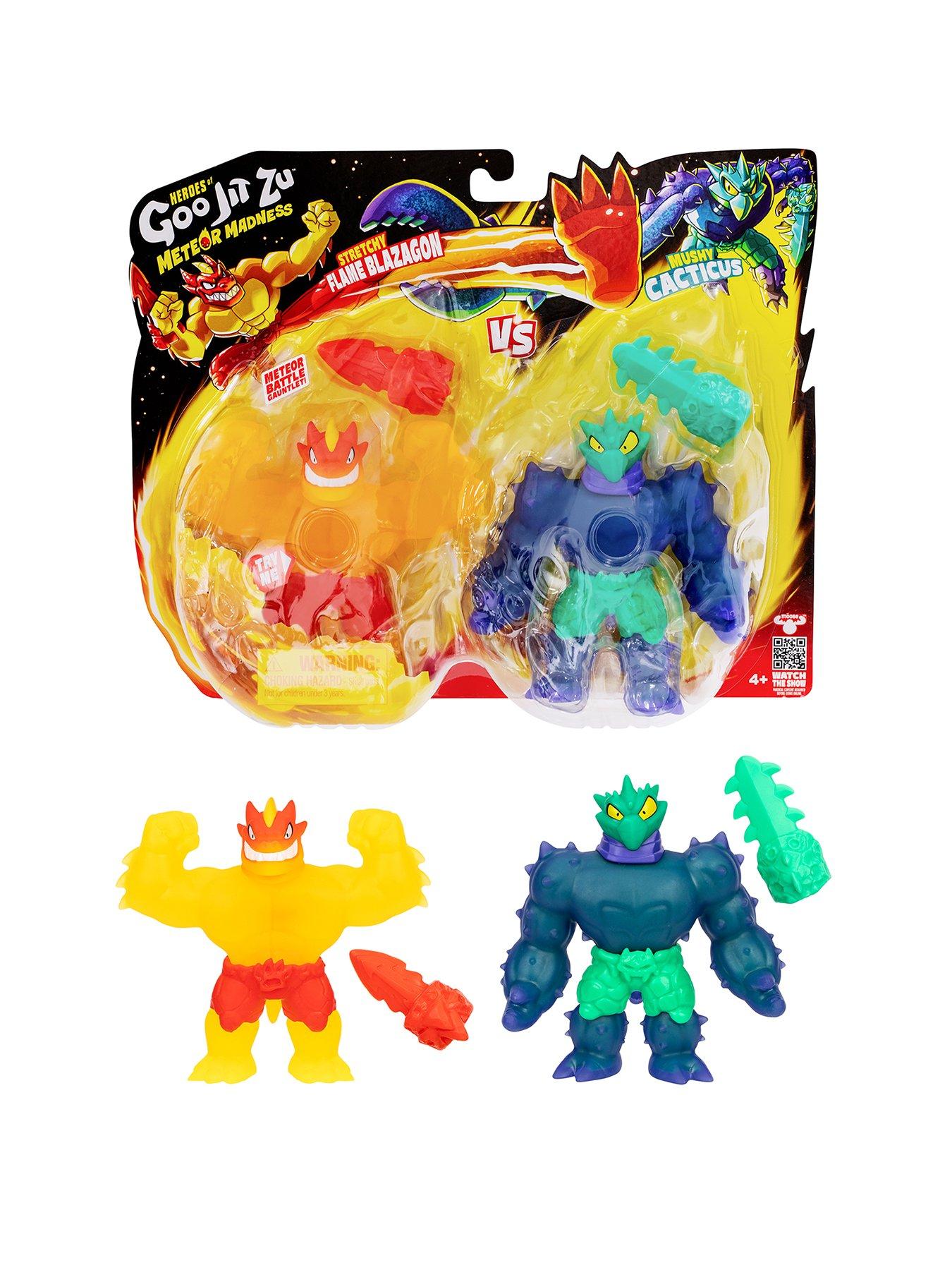 Heroes of Goo Jit Zu Heroes Of Goo Jit Zu Meteor Madness Versus Pack - Flame Blazagon Vs Cacticus
