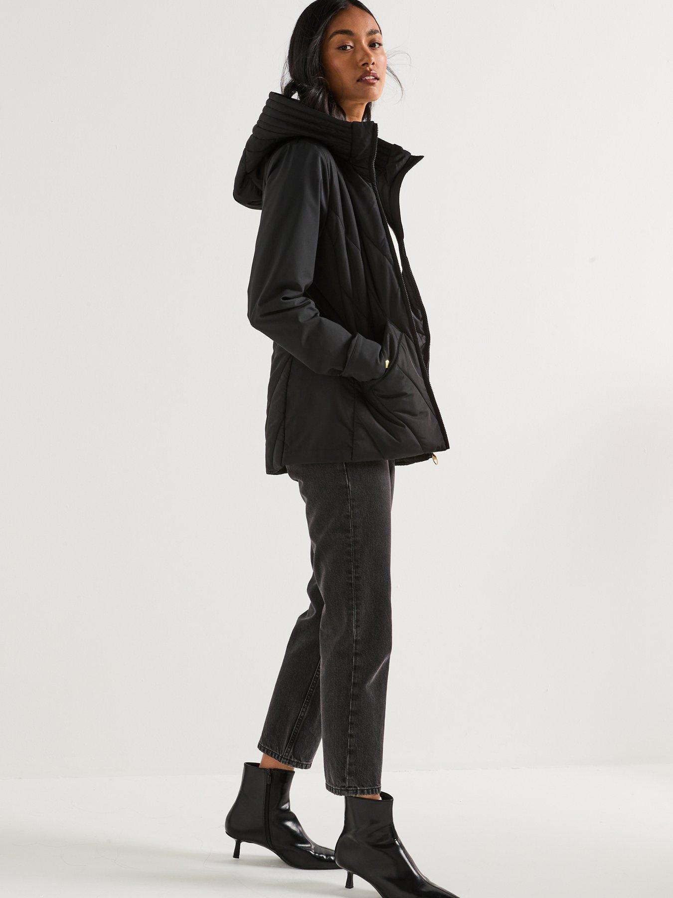 Image 3 of 6 of Barbour International Diablo Quilted Sweat - Black