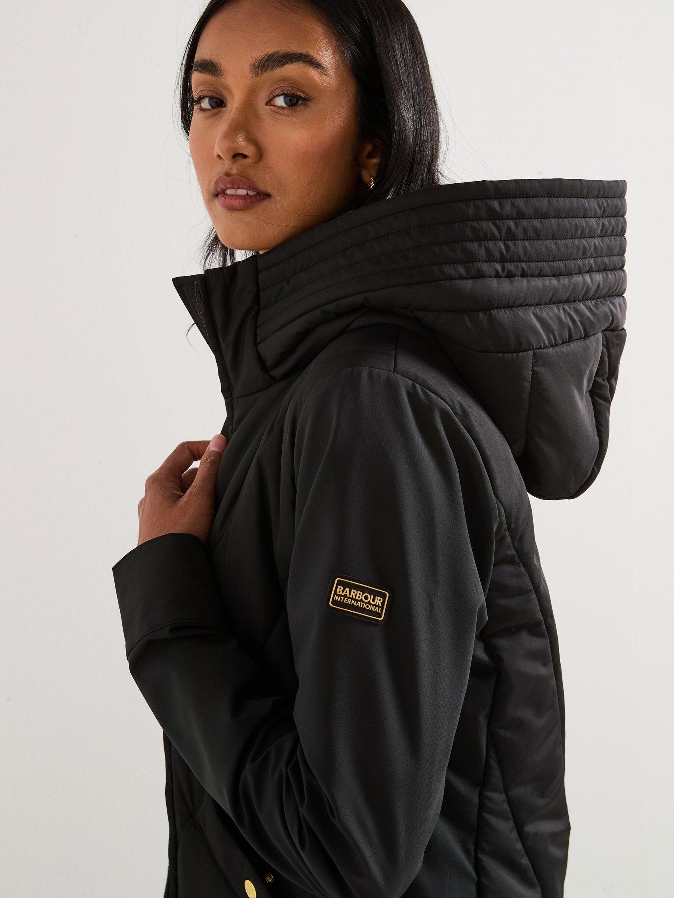 Image 4 of 6 of Barbour International Diablo Quilted Sweat - Black