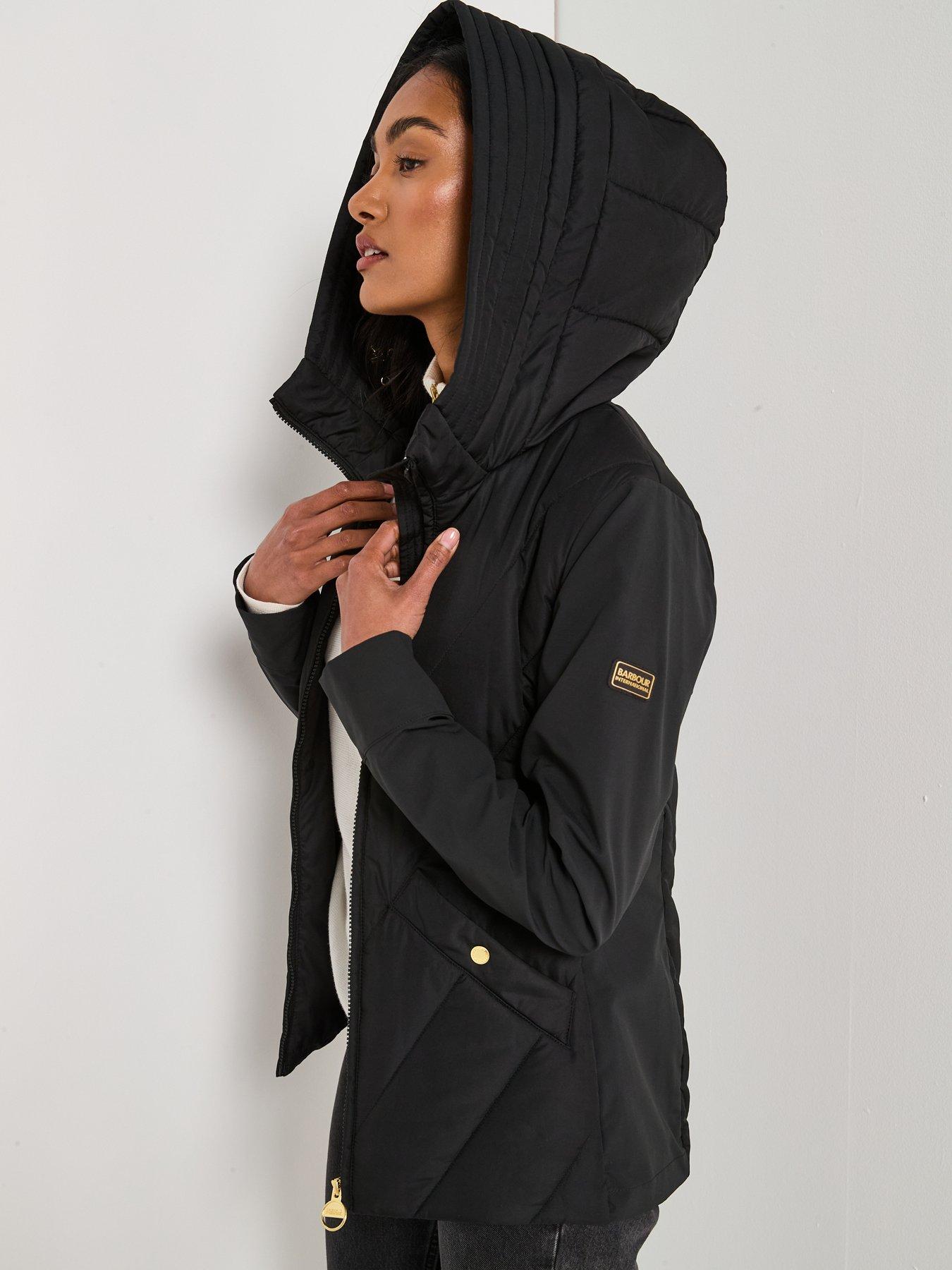 Image 5 of 6 of Barbour International Diablo Quilted Sweat - Black