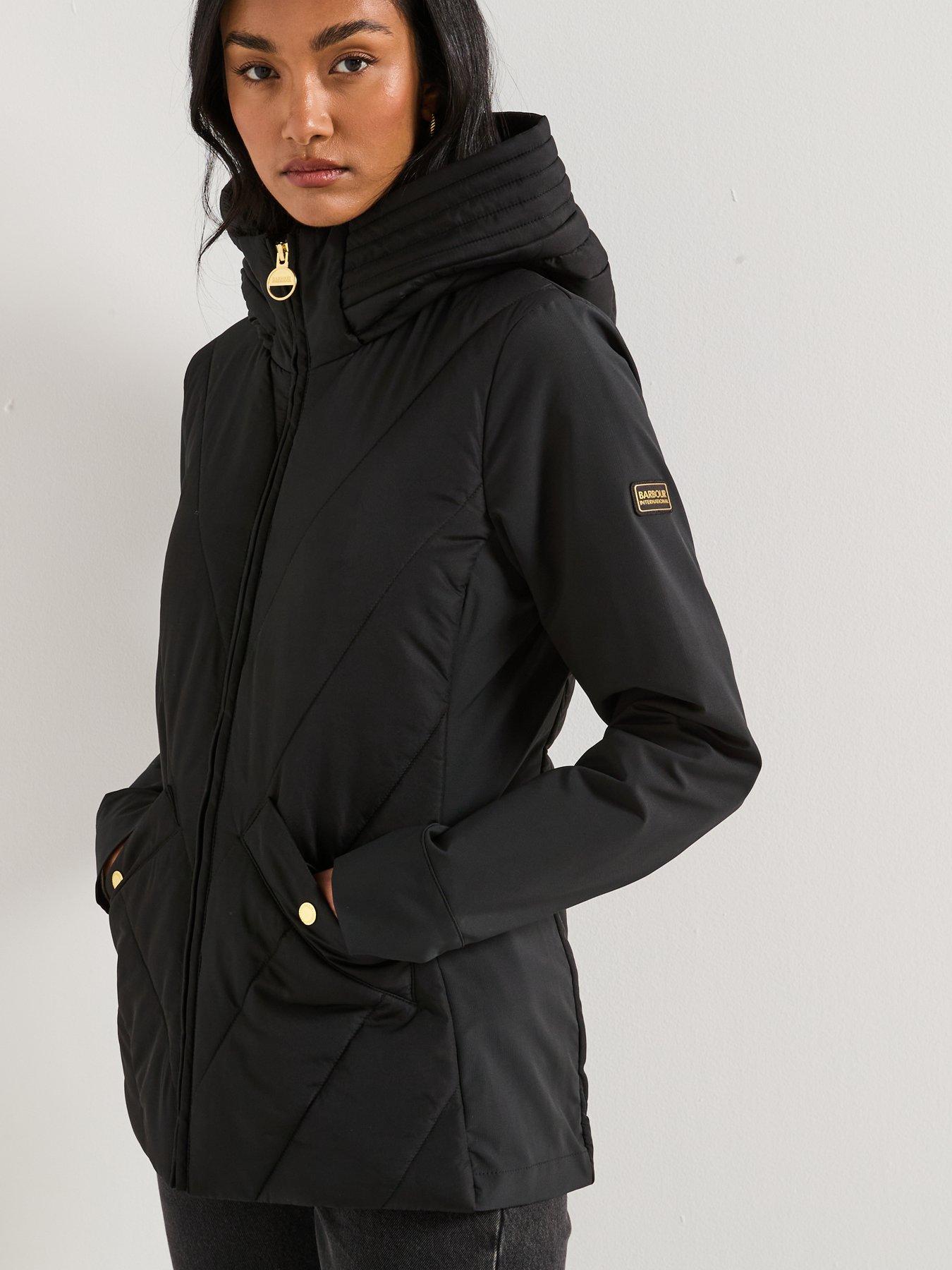Image 6 of 6 of Barbour International Diablo Quilted Sweat - Black