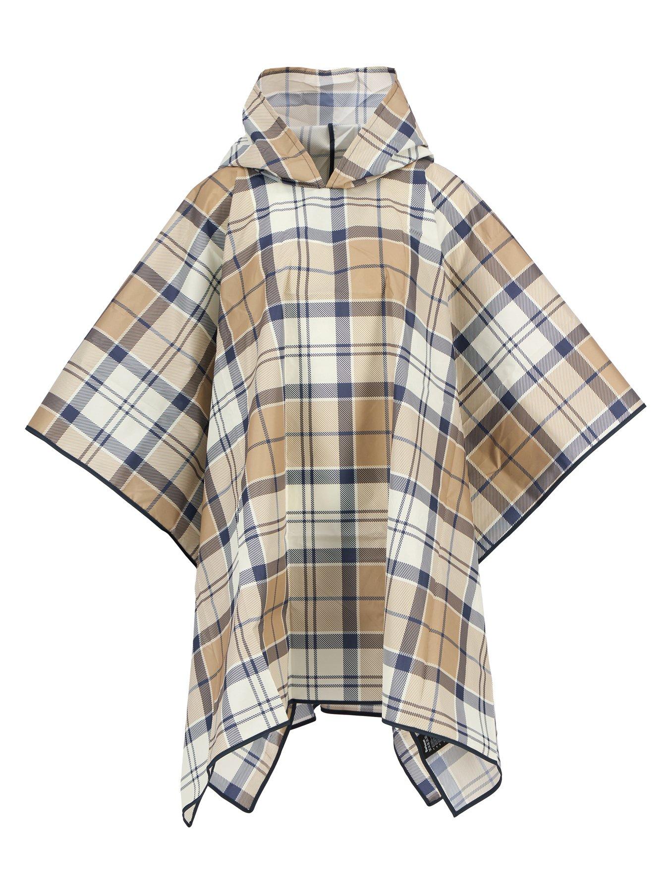 Image 1 of 5 of Barbour Portree Tartan Showerproof Poncho - Multi