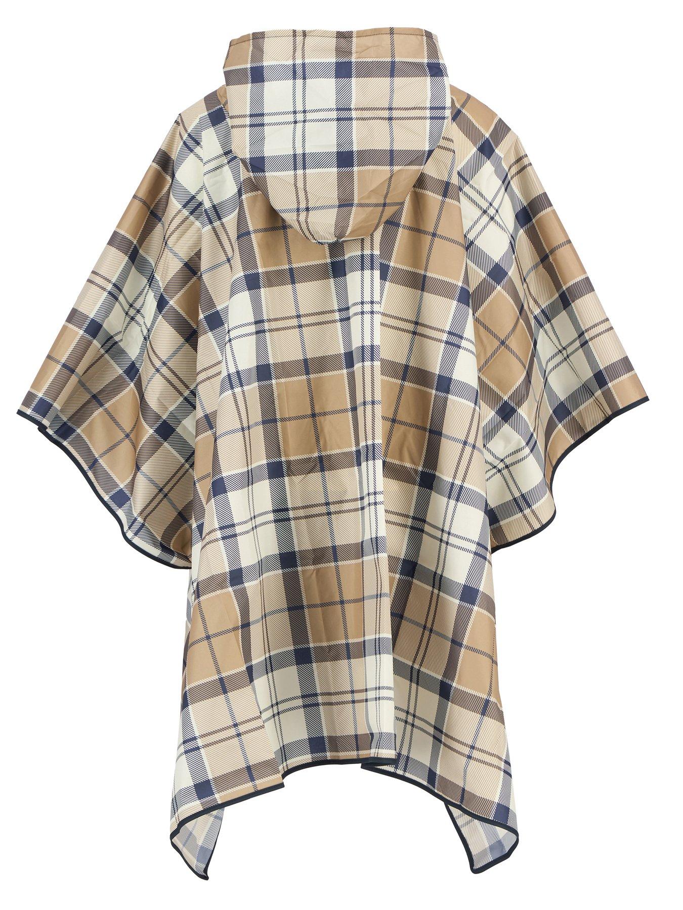 Image 2 of 5 of Barbour Portree Tartan Showerproof Poncho - Multi
