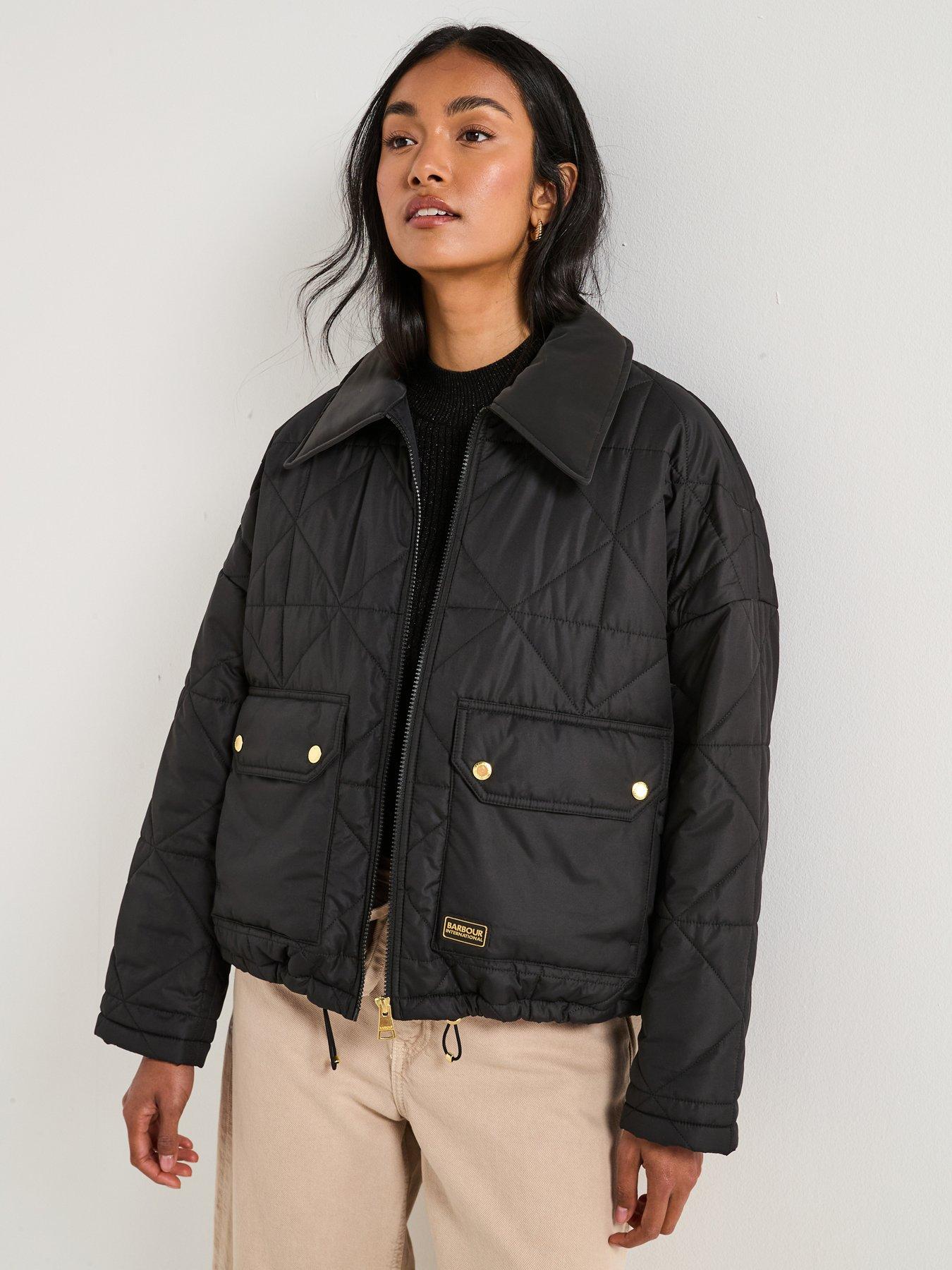 Barbour International Juliana Quilted Jacket - Black | Very Ireland