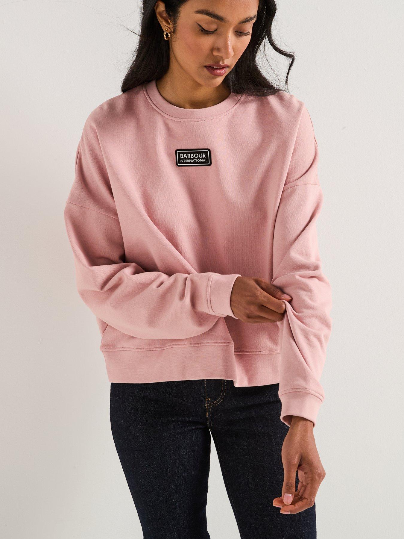 barbour-international-imogen-sweatshirt-pinkdetail