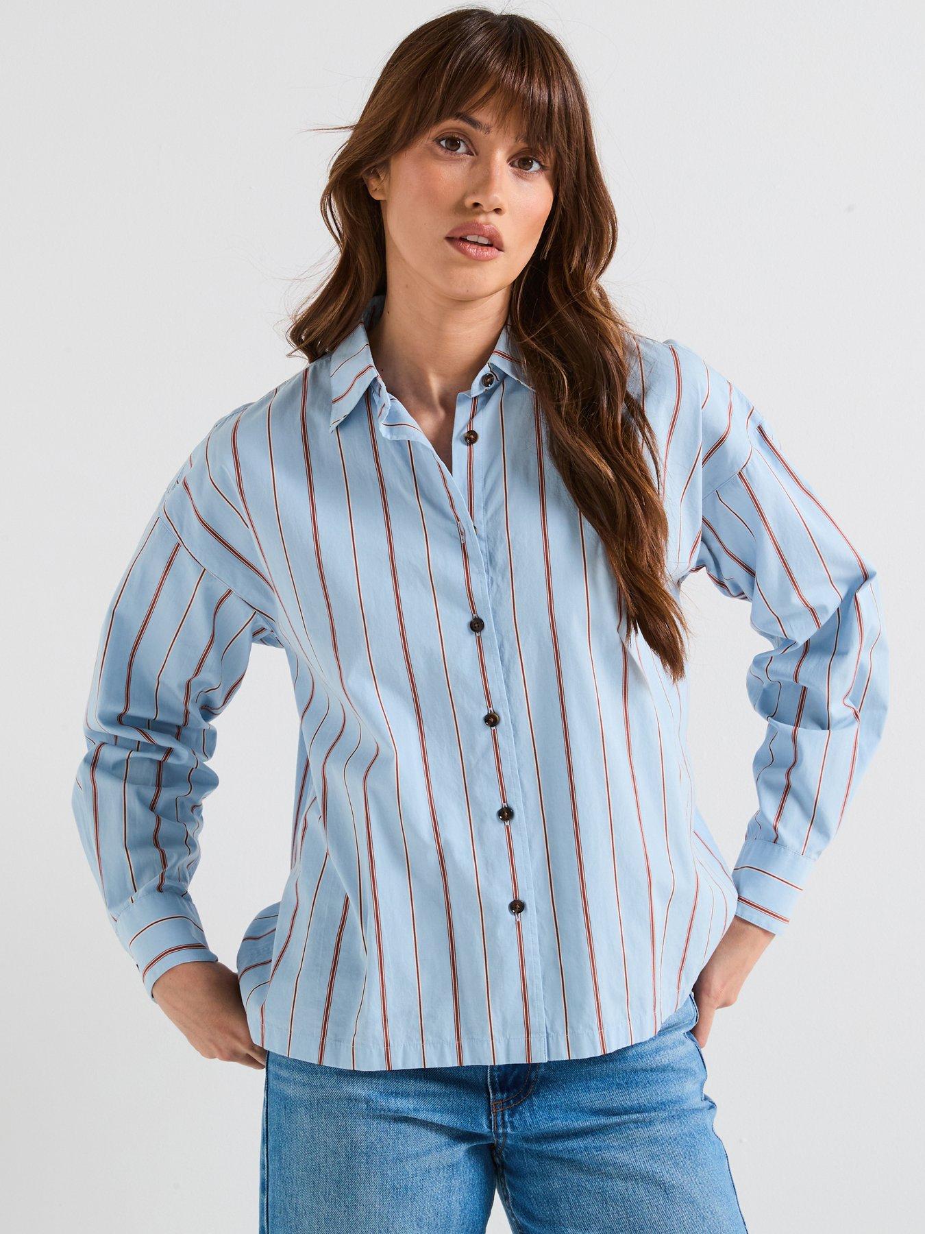 Image 1 of 6 of Barbour Saffron Shirt - Blue