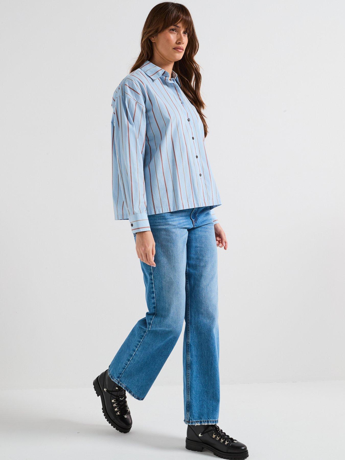 Image 3 of 6 of Barbour Saffron Shirt - Blue