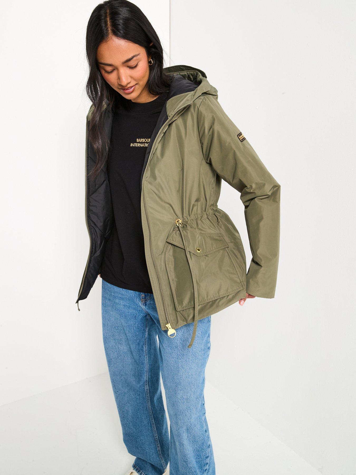 Image 1 of 6 of Barbour International Winter Piper Showerproof Jacket - Green