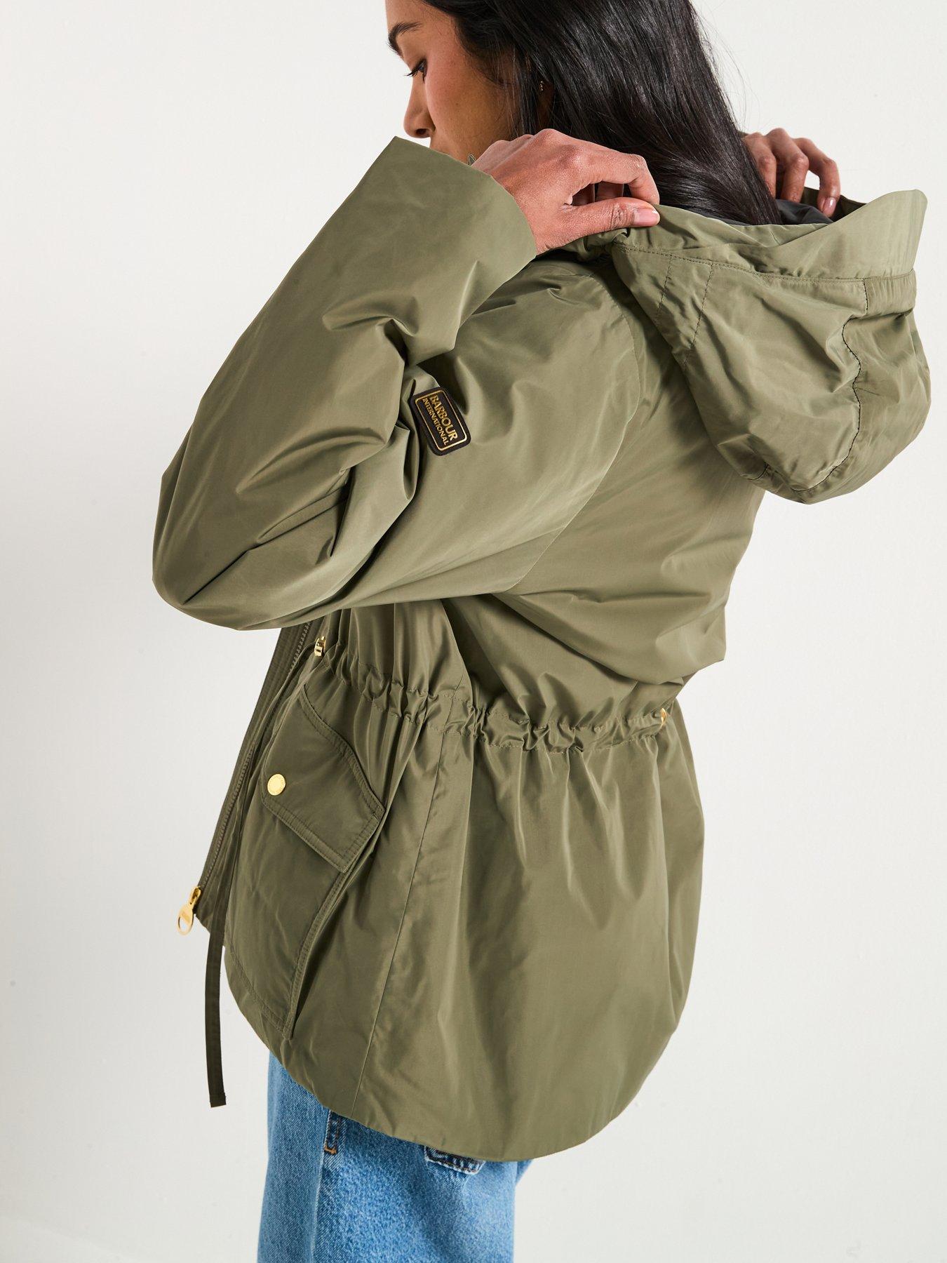 Image 5 of 6 of Barbour International Winter Piper Showerproof Jacket - Green