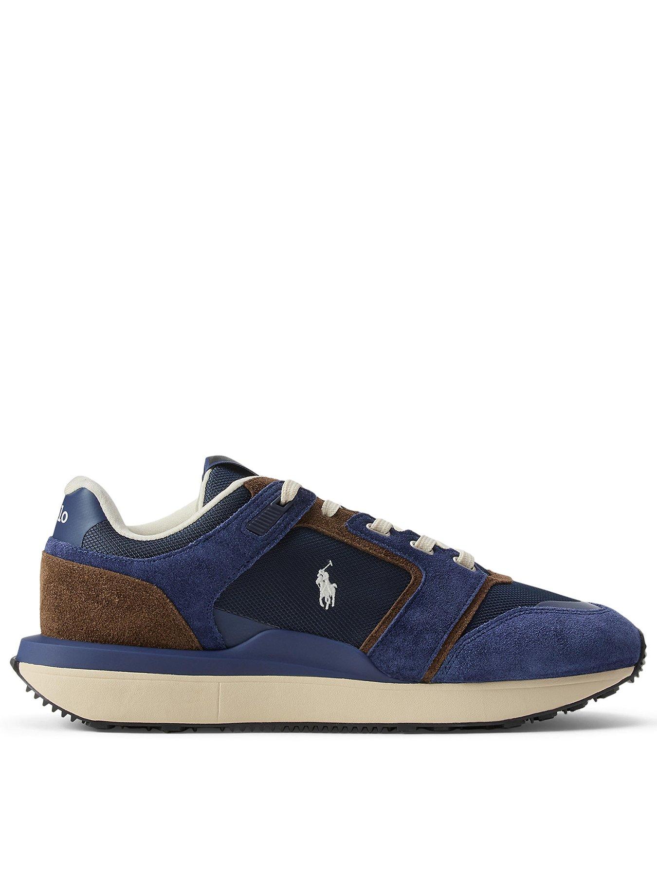 Polo Ralph Lauren Train 89 V2 Suede/Nubuck/Nylon Sneakers - Blue