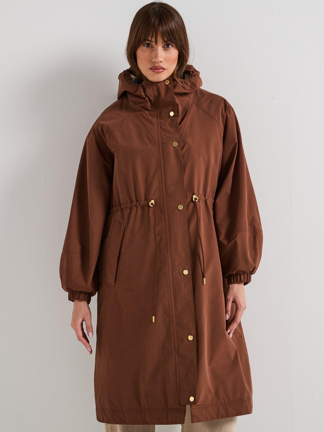 barbour-regular-knee-length-waterproof-coat-brownoutfit