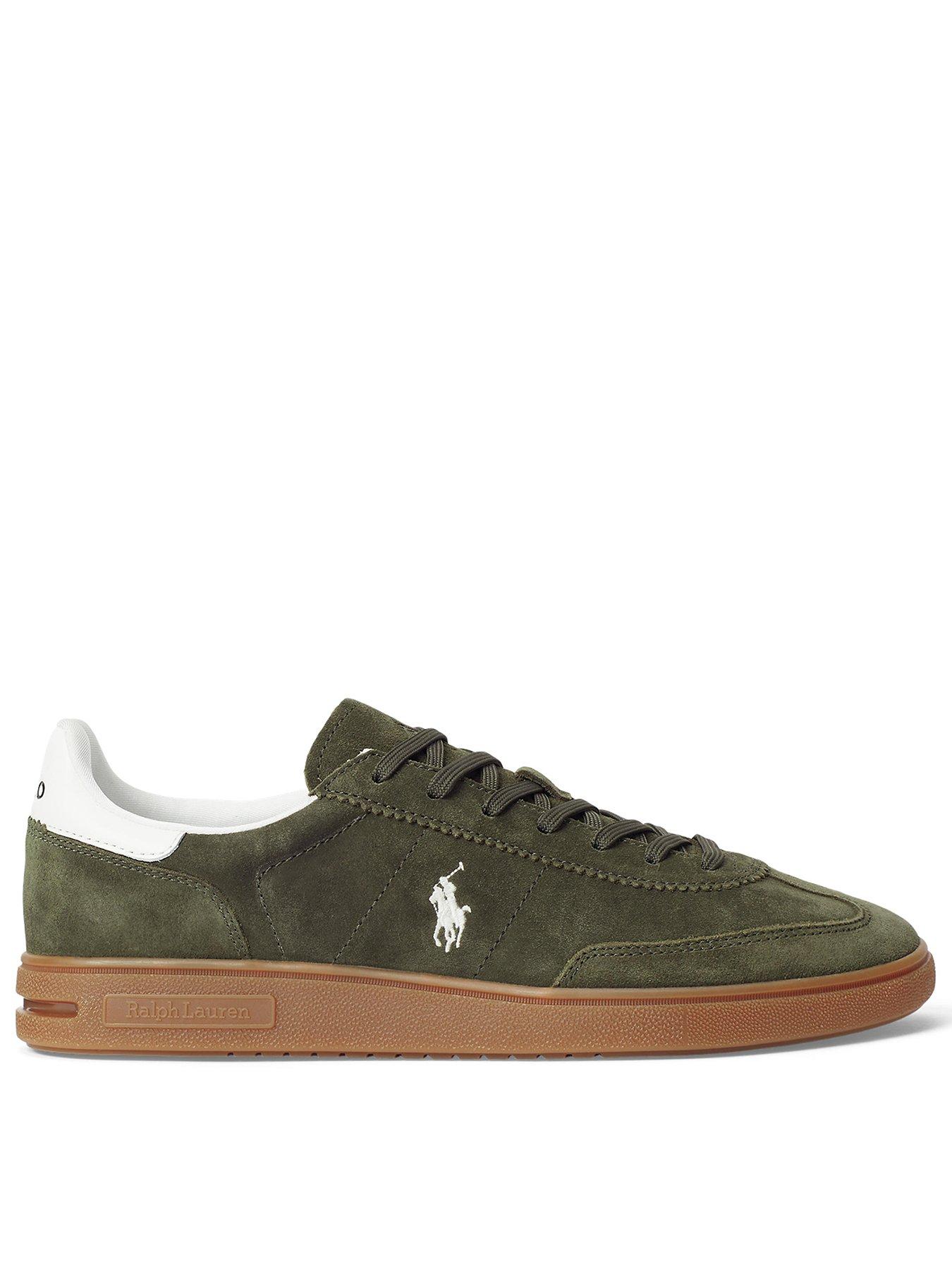 Polo Ralph Lauren Bedford Suede Sneakers - Dark Green