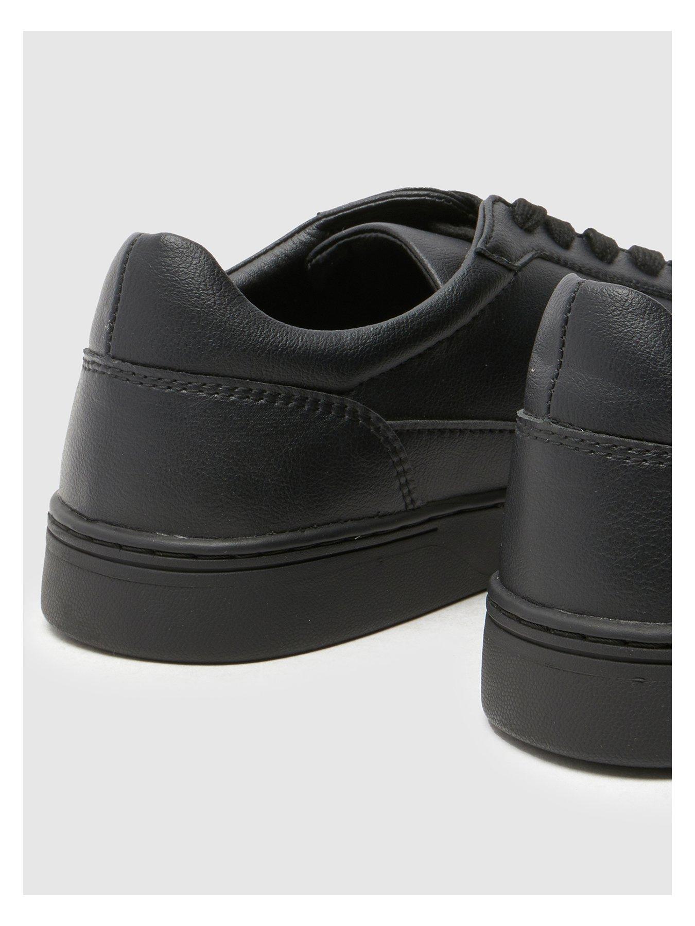 Image 4 of 4 of Schuh Welby Lace Up Trainers - Black