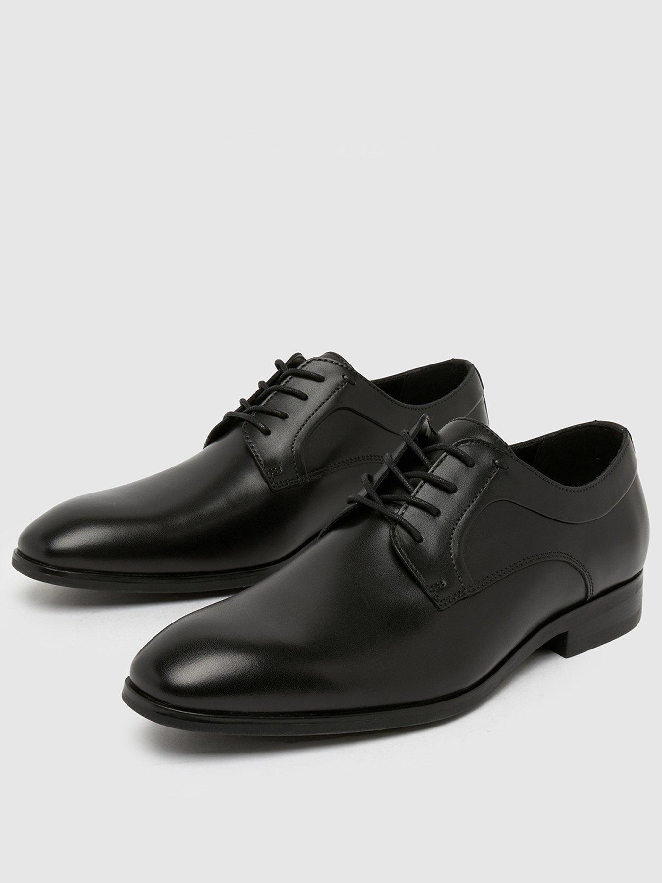 schuh-rail-leather-lace-up-shoes-blackstillFront