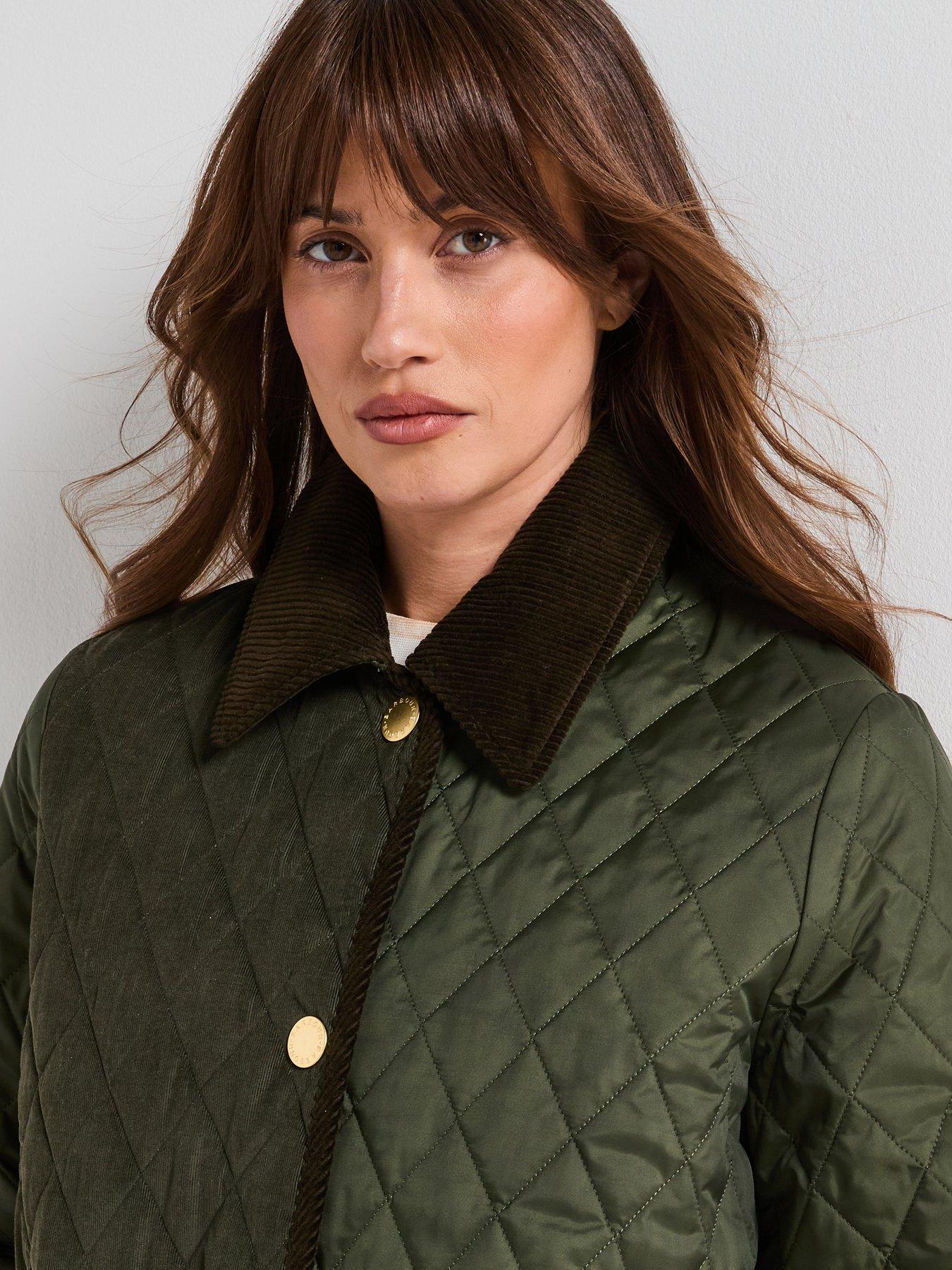 Image 5 of 6 of Barbour Meryl Quilted Jacket - Green
