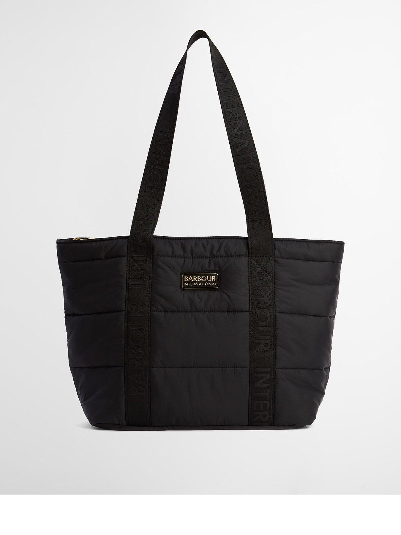 Image 1 of 5 of Barbour International BIntl Monaco Quilt Tote Bag - Black