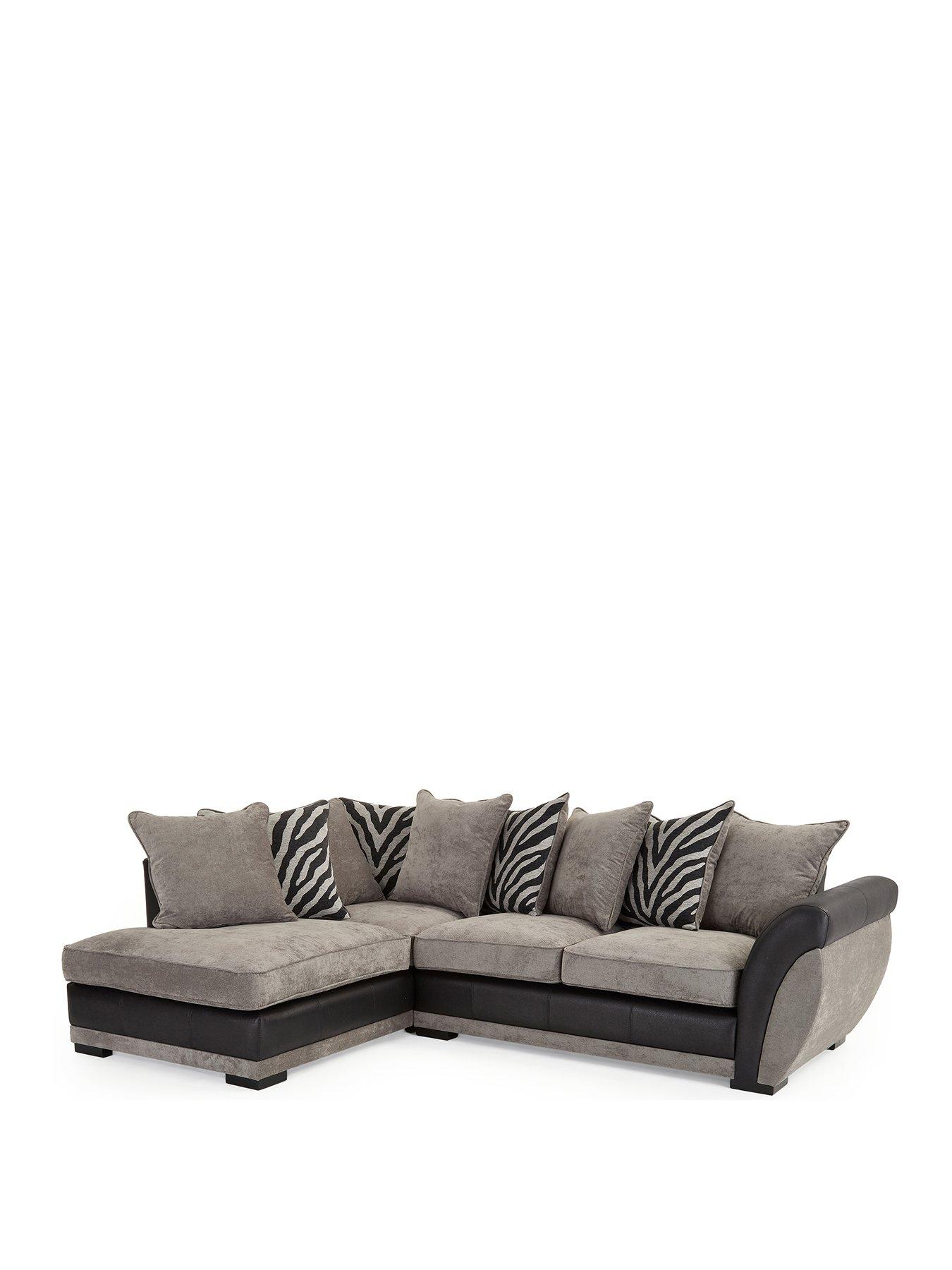 the-very-collection-nova-fabricfaux-leather-left-hand-corner-chaise-sofa-greyblack-fscreg-certifiedstillFront