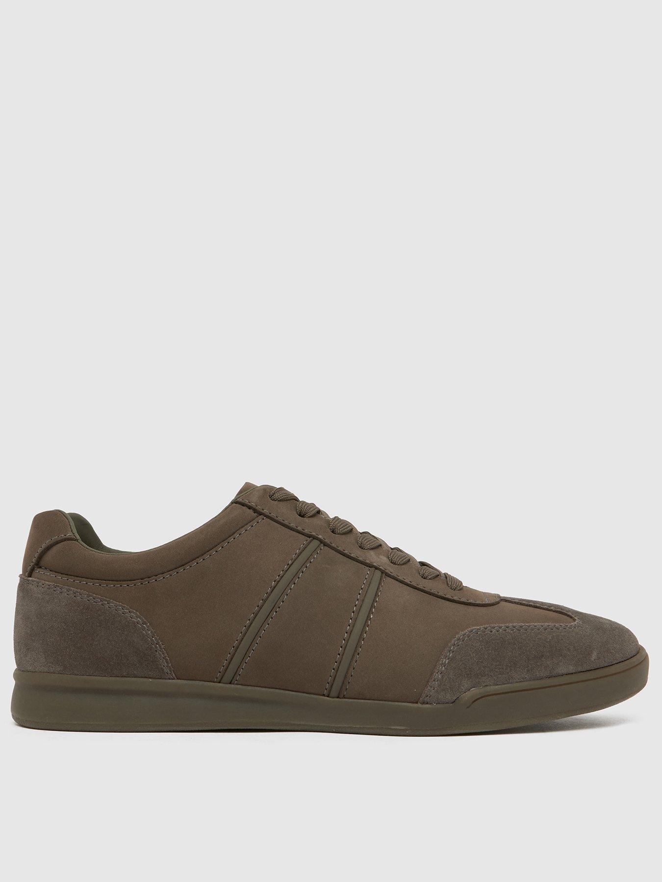 Schuh Wilbur Leather Trainers - Brown