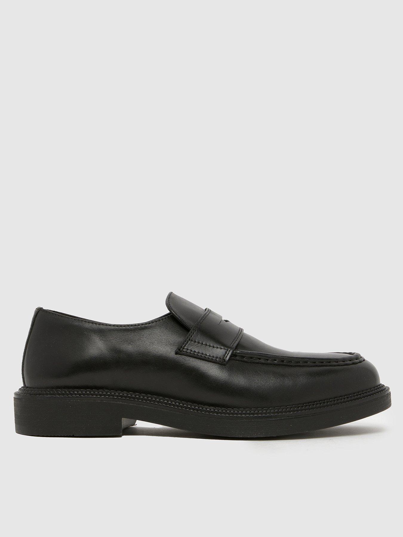 Schuh Rykard High Cut Leather Loafer - Black