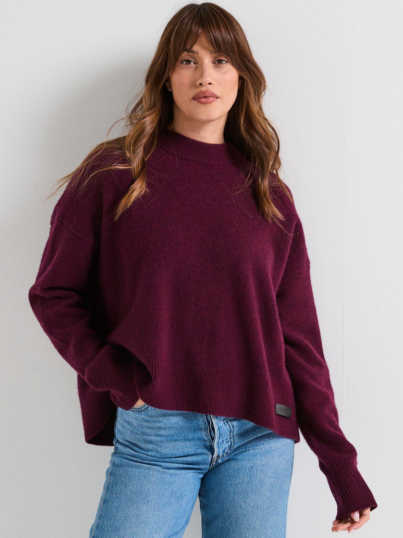 Barbour Leonie Knitted Jumper - Red