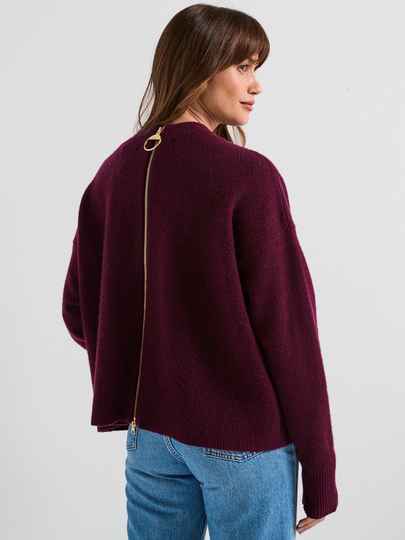 barbour-leonie-knitted-jumper-redstillFront