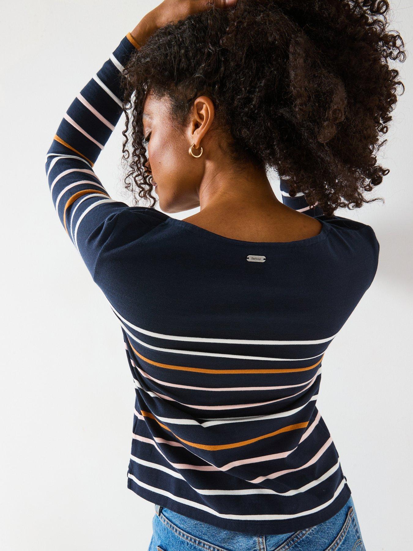 barbour-hawkins-stripe-long-sleeve-top-navystillFront