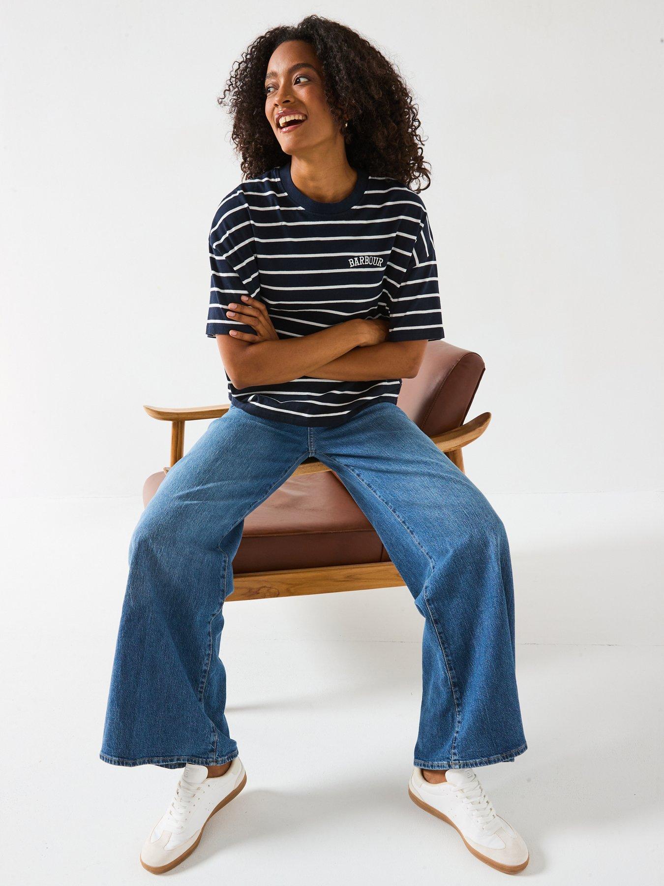 Image 6 of 6 of Barbour Faye Top - Navy