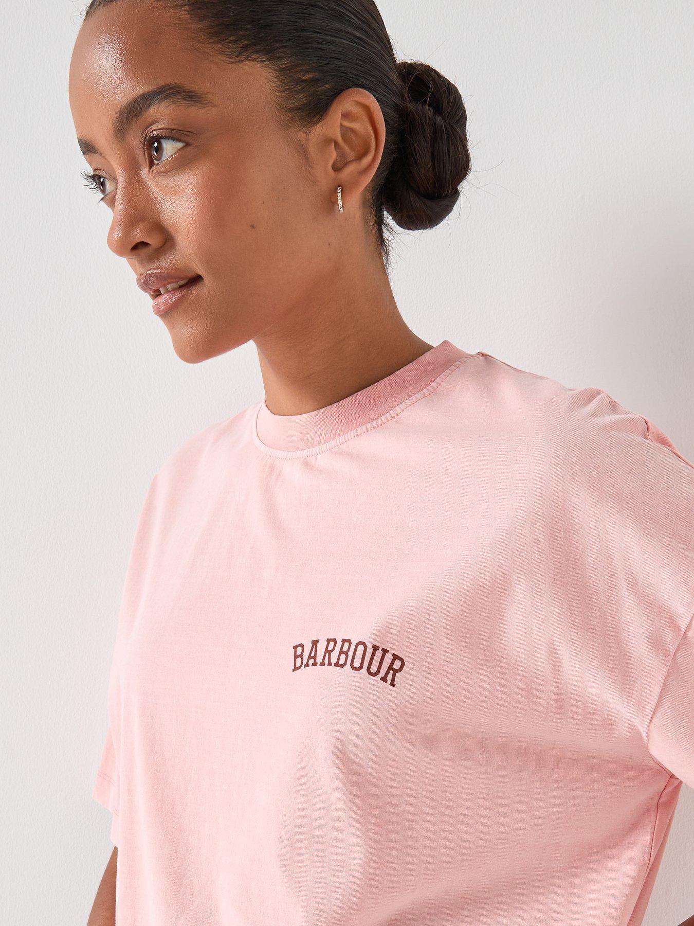 barbour-claydon-t-shirt-pinkoutfit