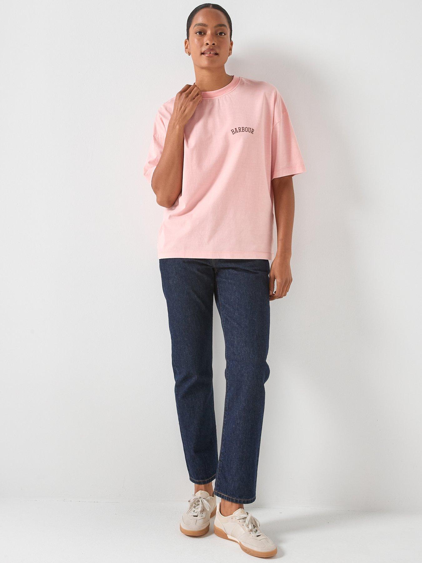 barbour-claydon-t-shirt-pinkdetail