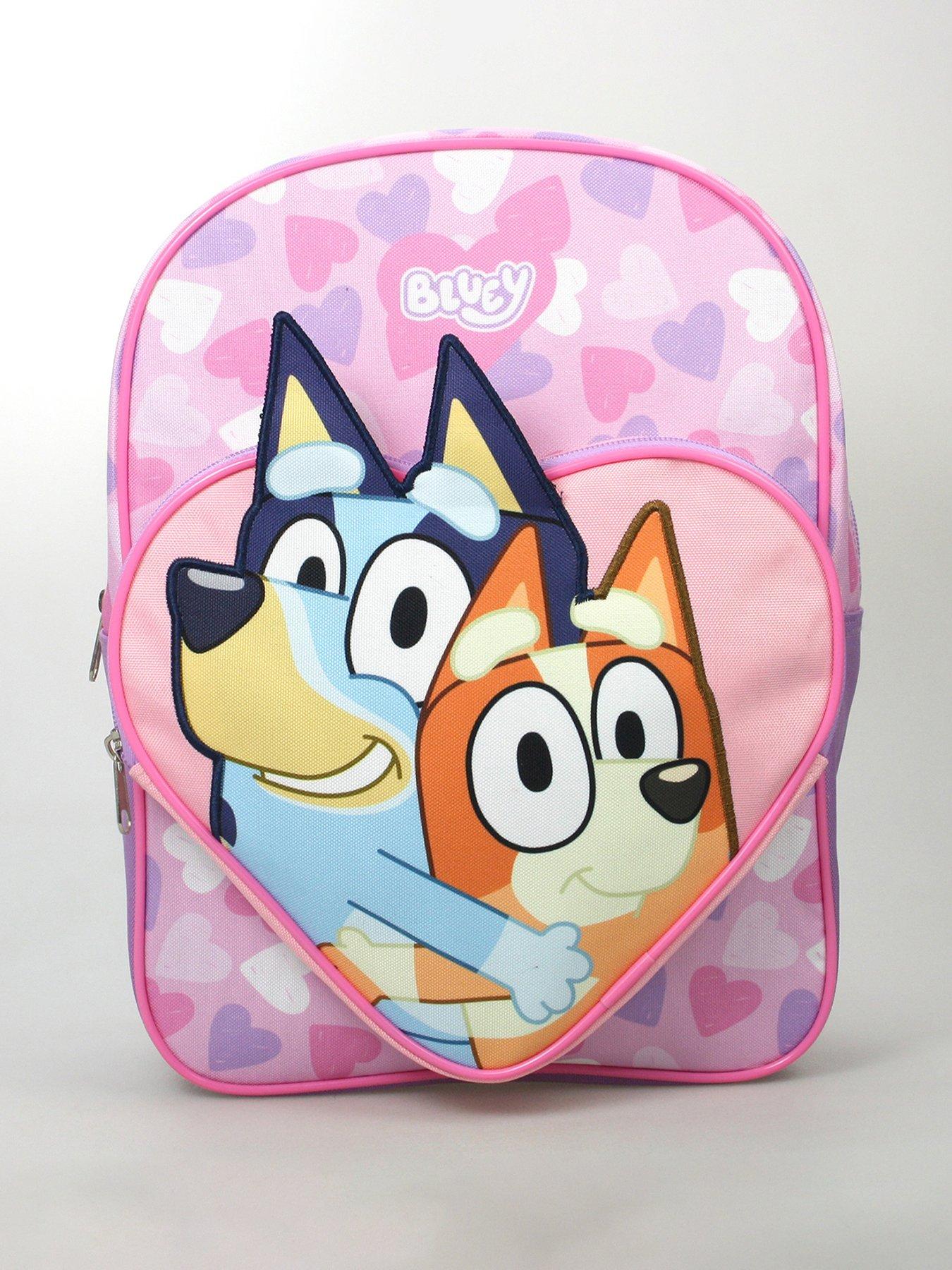 Bluey Girls Heart Pocket Arch Backpack