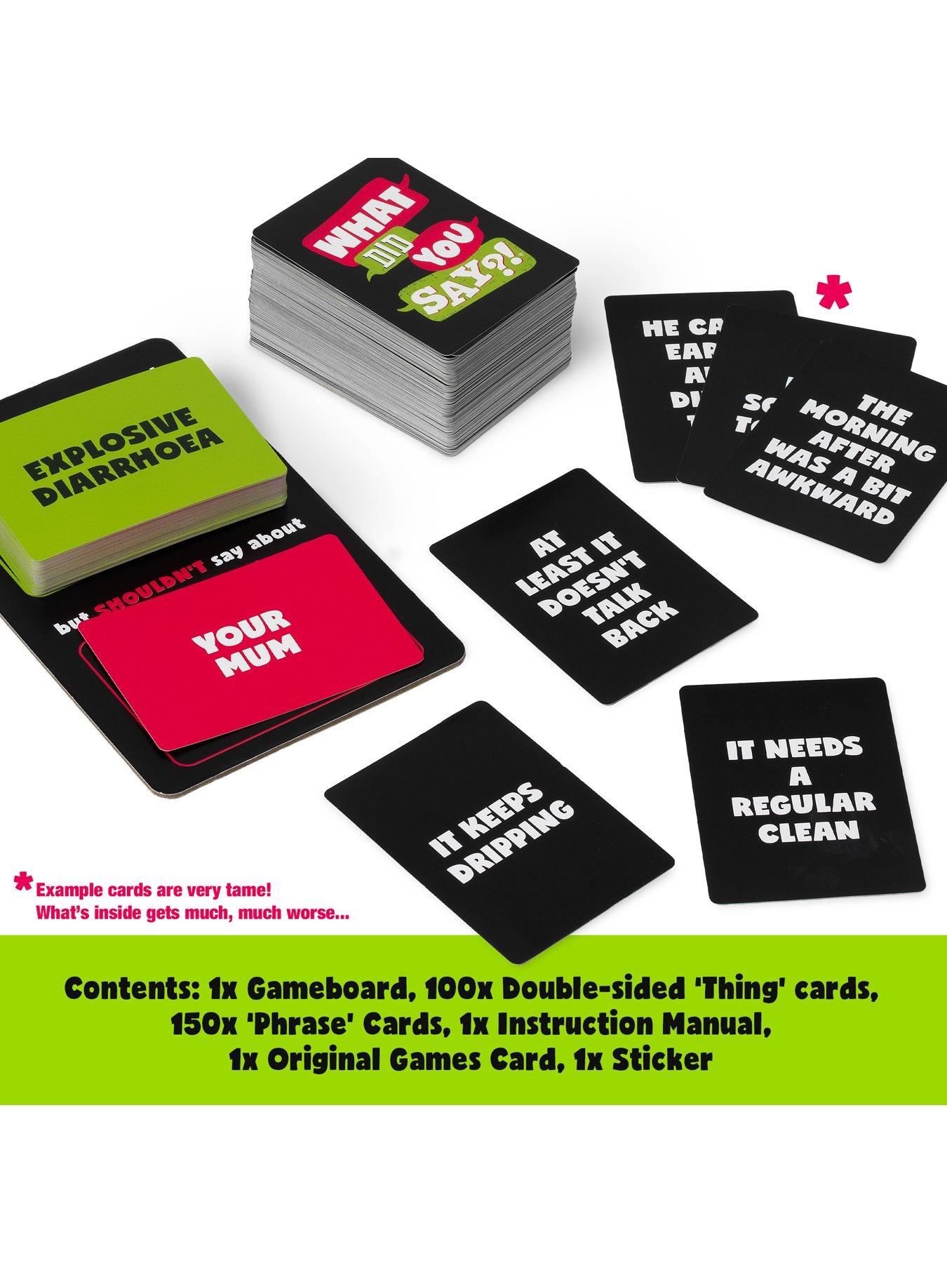 Image 3 of 8 of Original Games - What Did You Say!&nbsp;Fun&nbsp;Party Game for Adults&nbsp;(Age: 18+ yrs)