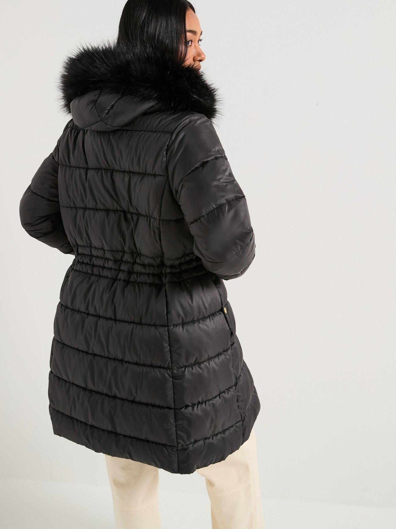 Image 2 of 6 of Barbour International Anastasia Puffer Jacket - Black