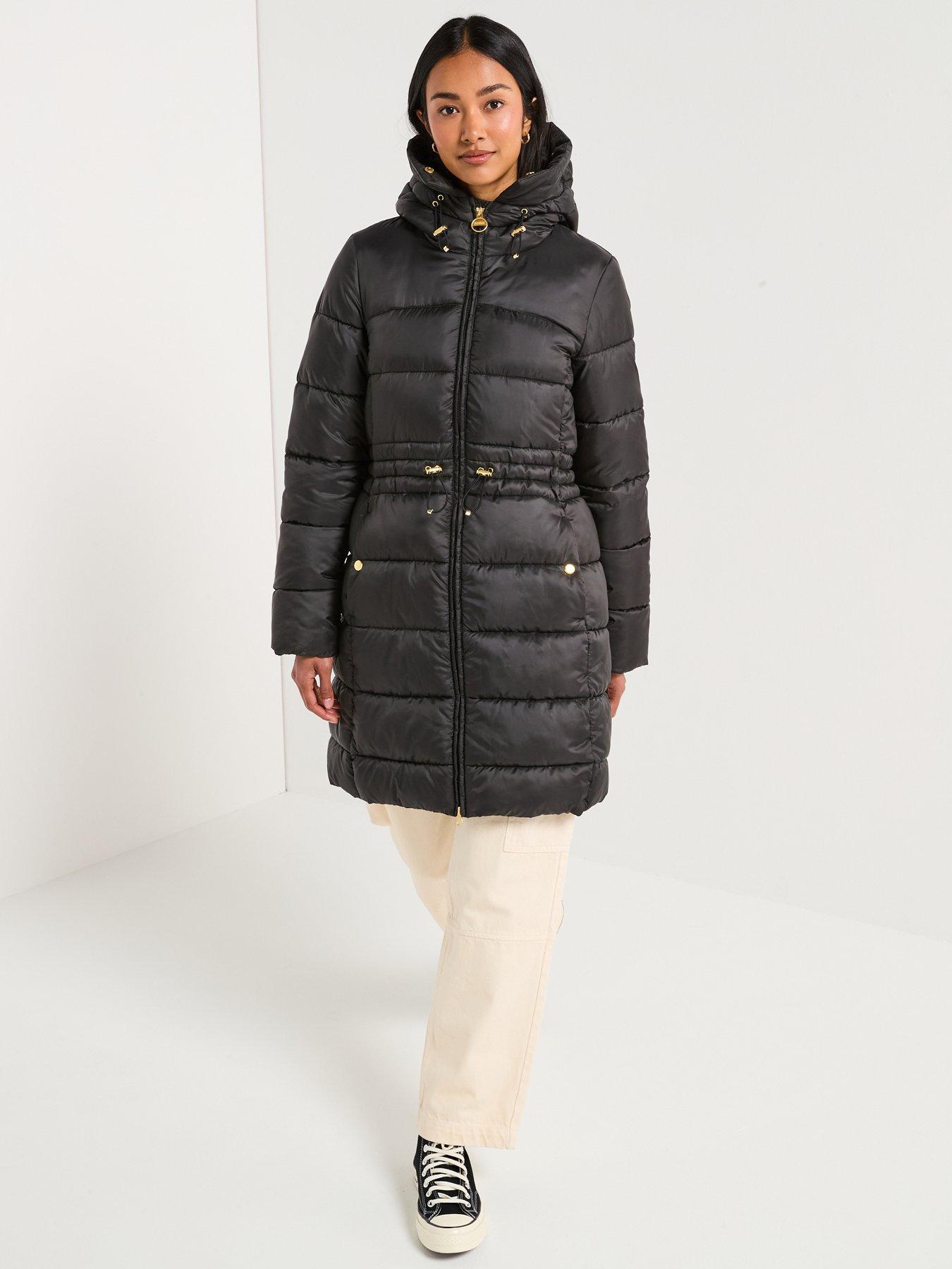 Image 3 of 6 of Barbour International Anastasia Puffer Jacket - Black