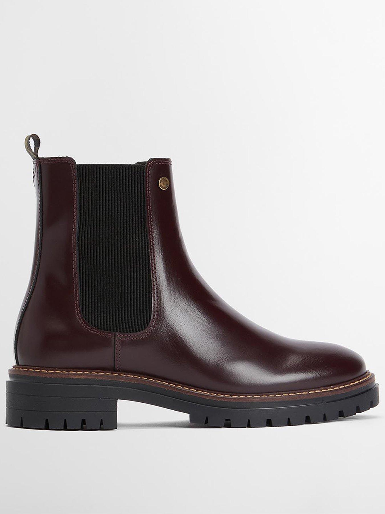 Image 1 of 7 of Barbour Marla Chelsea Boot - Red
