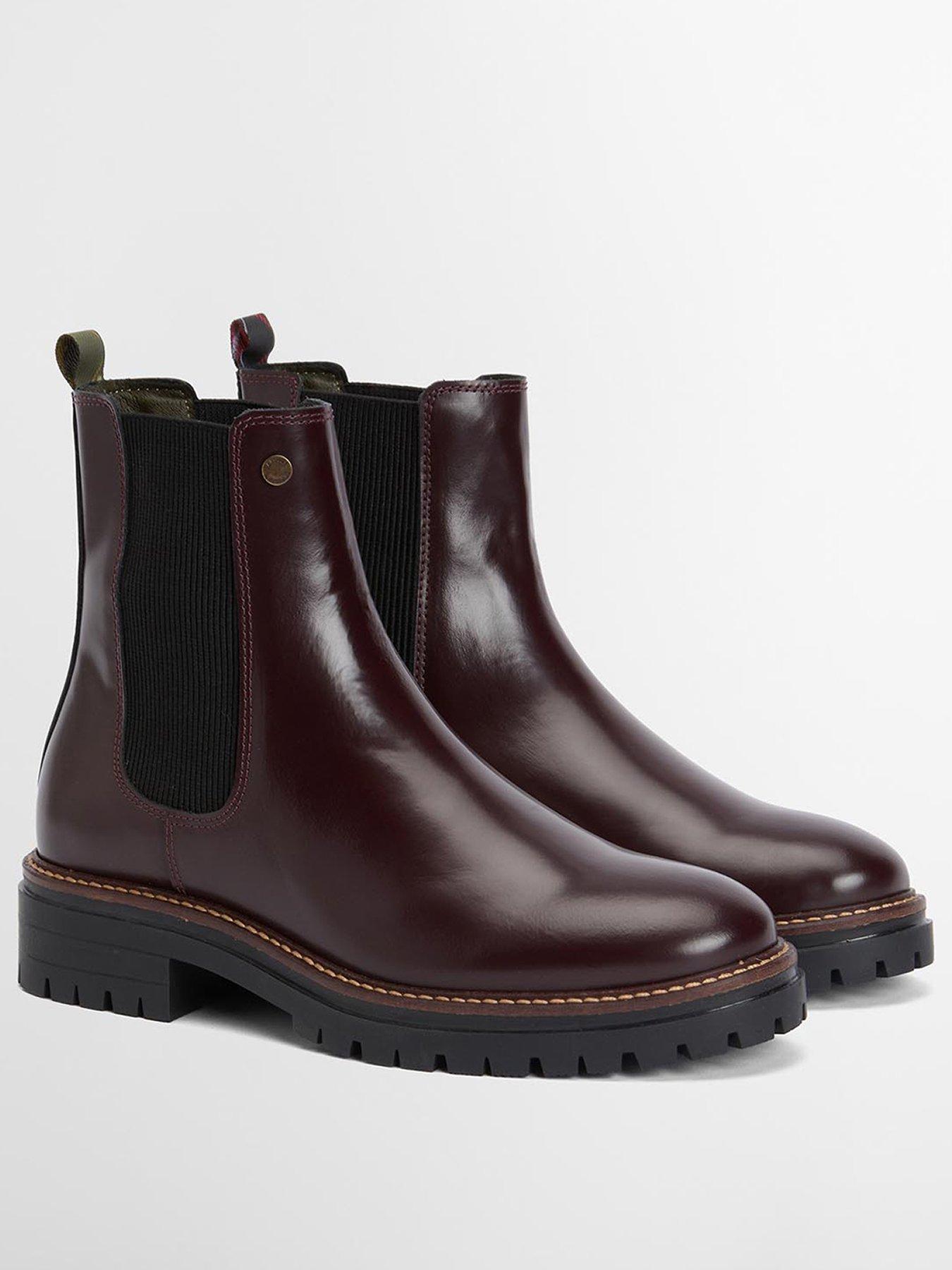 Image 2 of 7 of Barbour Marla Chelsea Boot - Red