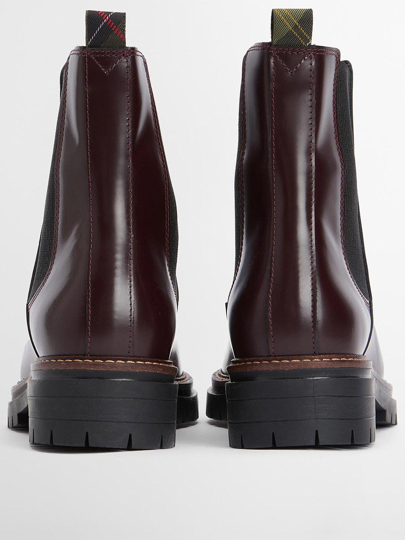 Image 3 of 7 of Barbour Marla Chelsea Boot - Red