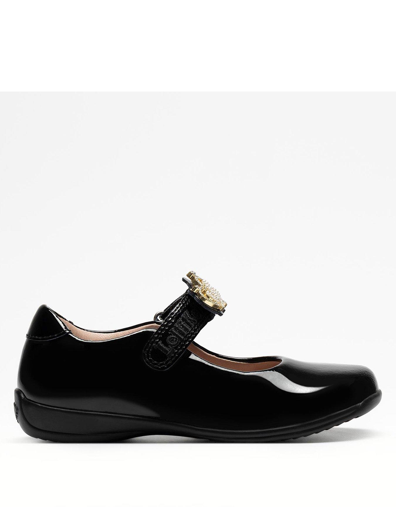 Image 2 of 5 of Lelli Kelly Victoria Patent Interchangeable Accessory School Shoe - Black
