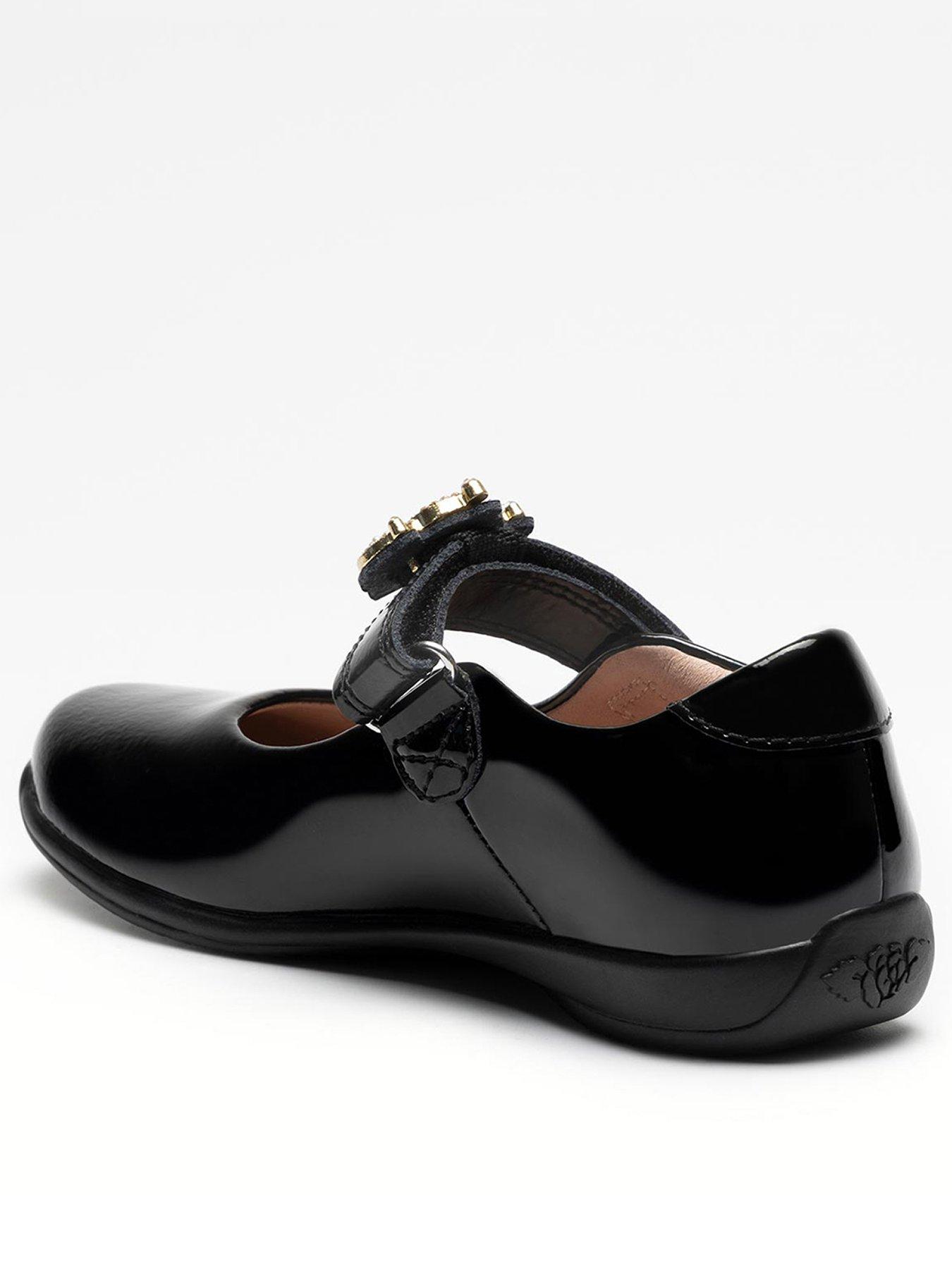Image 3 of 5 of Lelli Kelly Victoria Patent Interchangeable Accessory School Shoe - Black