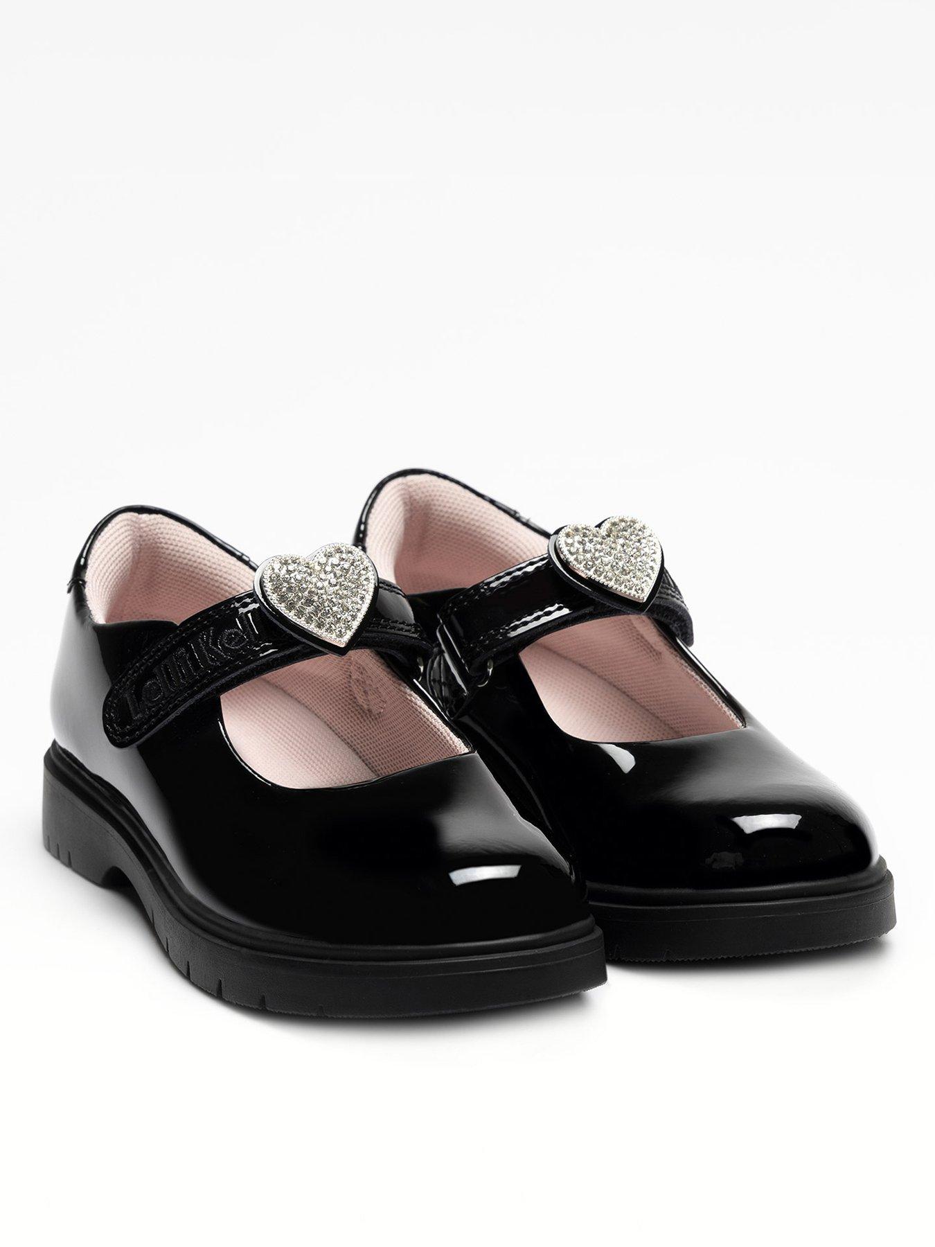 Lelli Kelly Zoey Patent Interchangeable School Shoe - Black