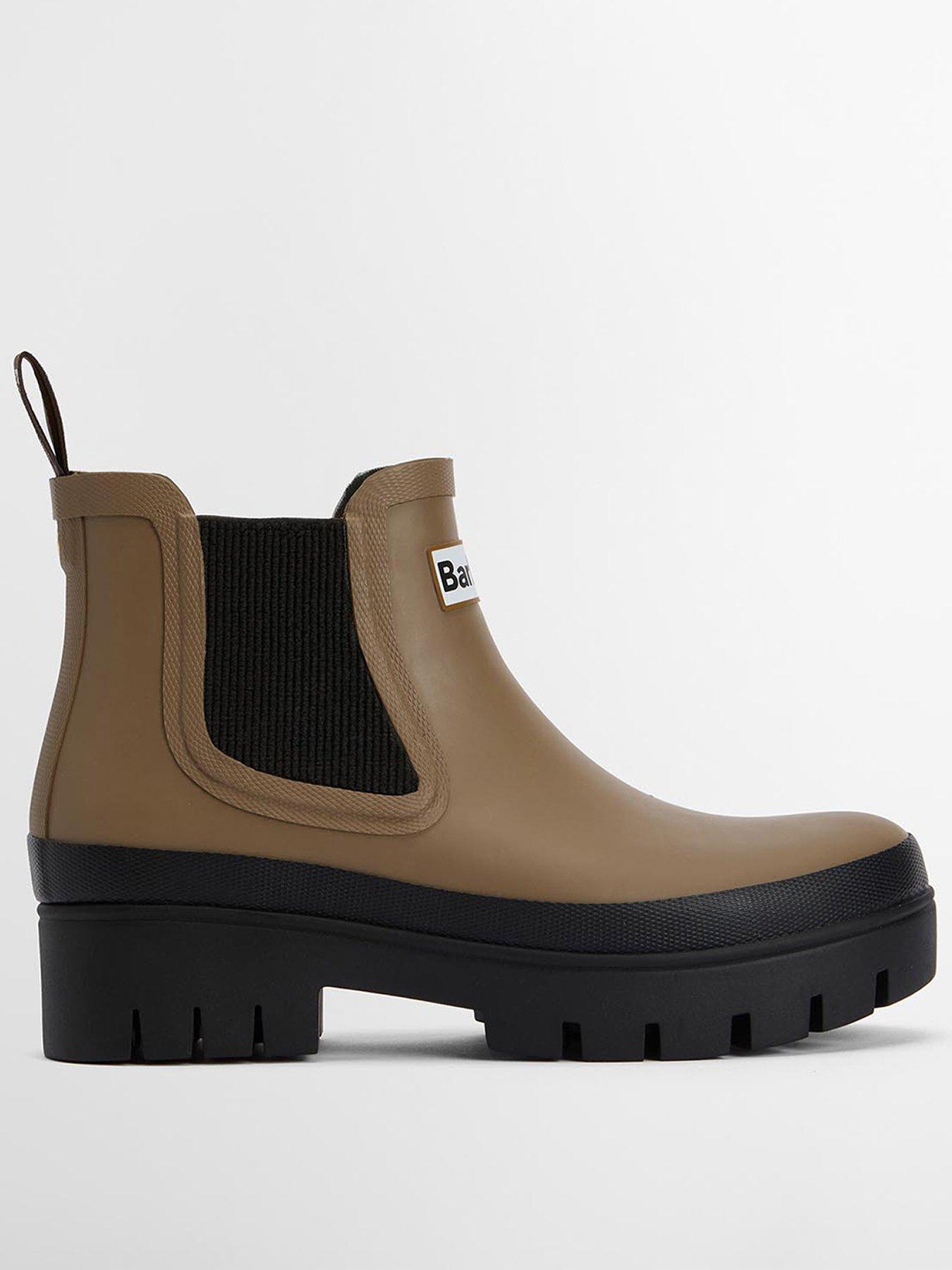 Barbour Halton Chelsea Welly - Brown