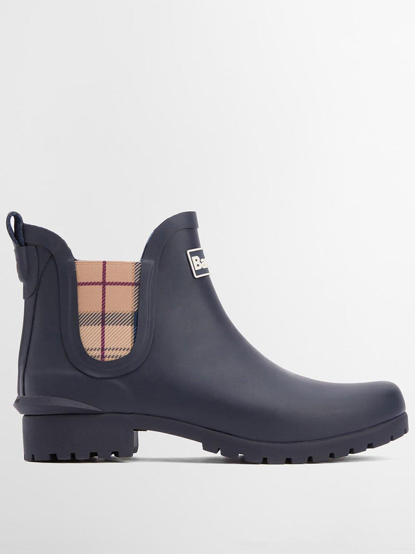 Barbour Wilton Chelsea Wellies - Navy