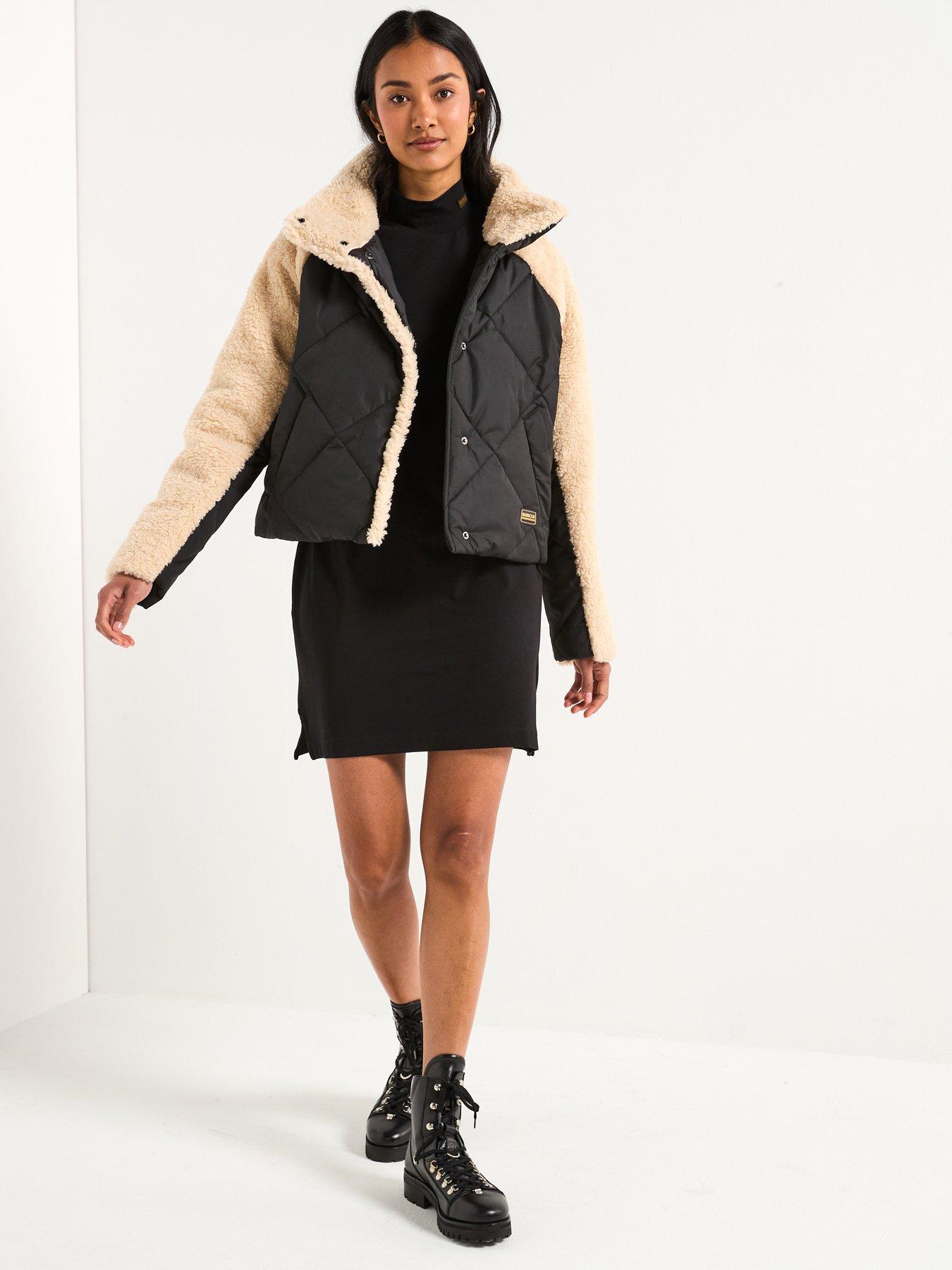 Image 3 of 6 of Barbour International Kylie Jersey&nbsp;Mini Dress - Black