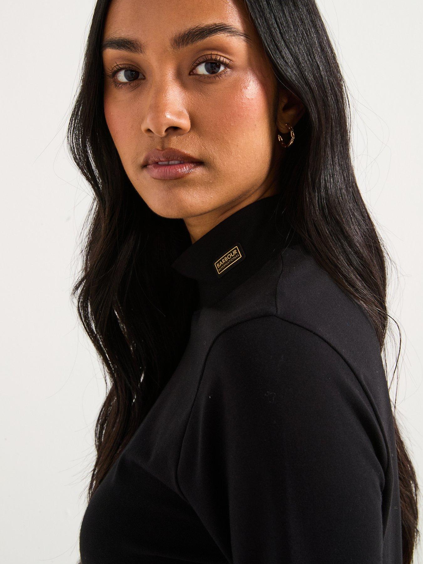 Image 5 of 6 of Barbour International Kylie Jersey&nbsp;Mini Dress - Black
