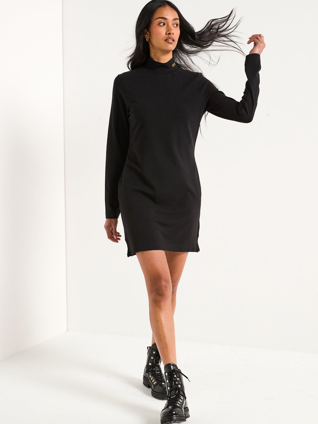 Image 6 of 6 of Barbour International Kylie Jersey&nbsp;Mini Dress - Black