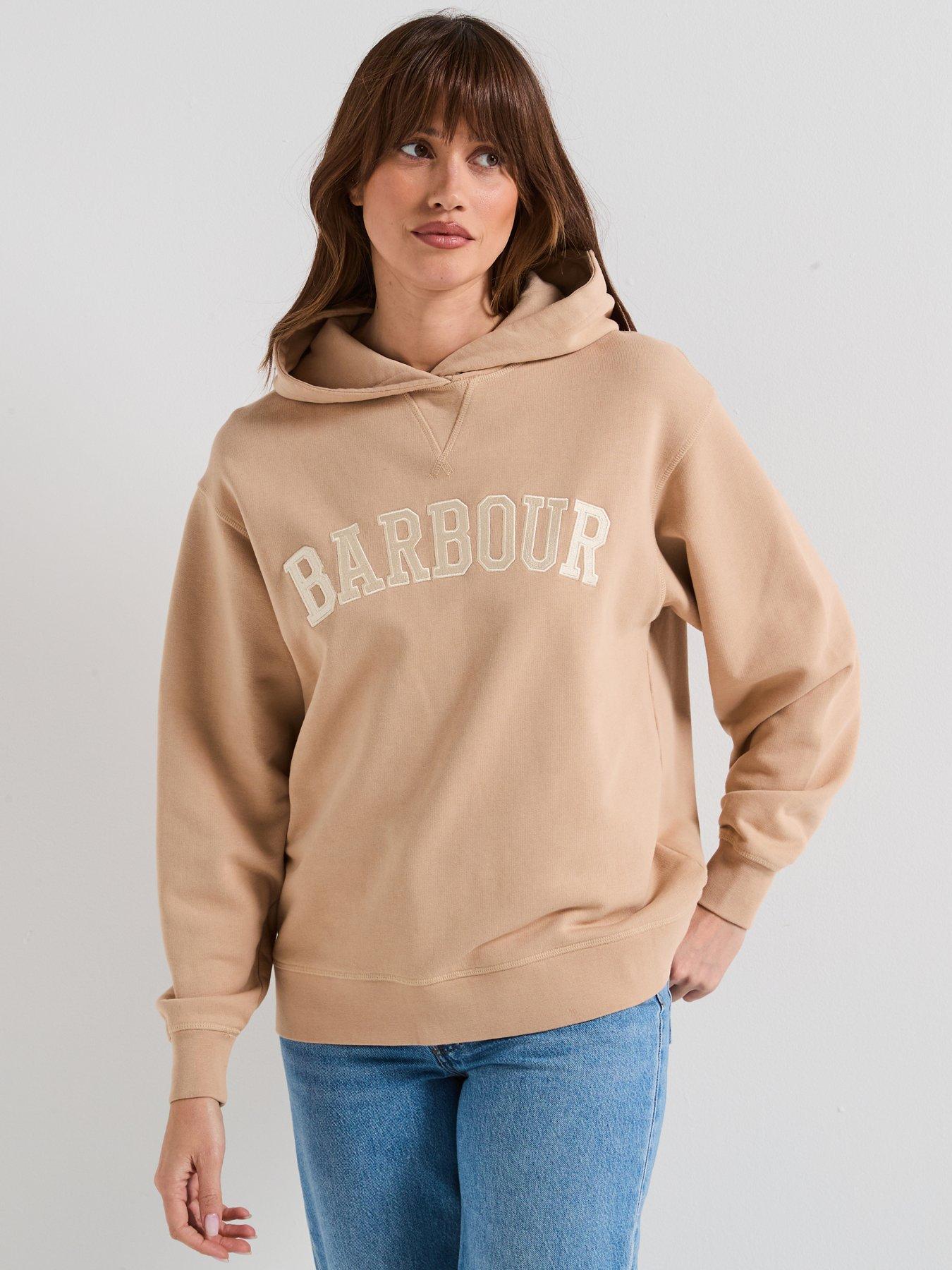 Image 1 of 6 of Barbour Northumberland Hoodie - Beige