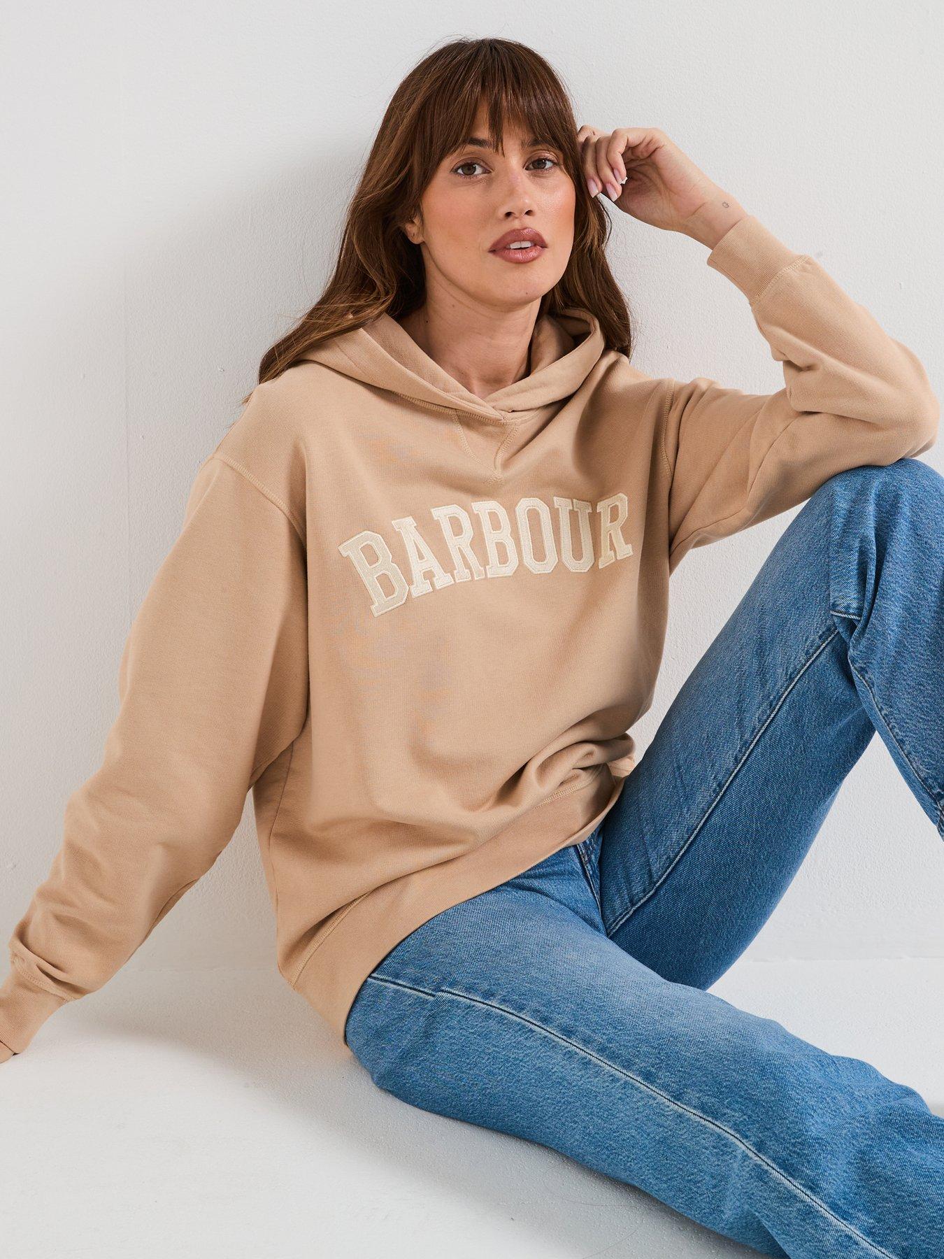 Image 4 of 6 of Barbour Northumberland Hoodie - Beige