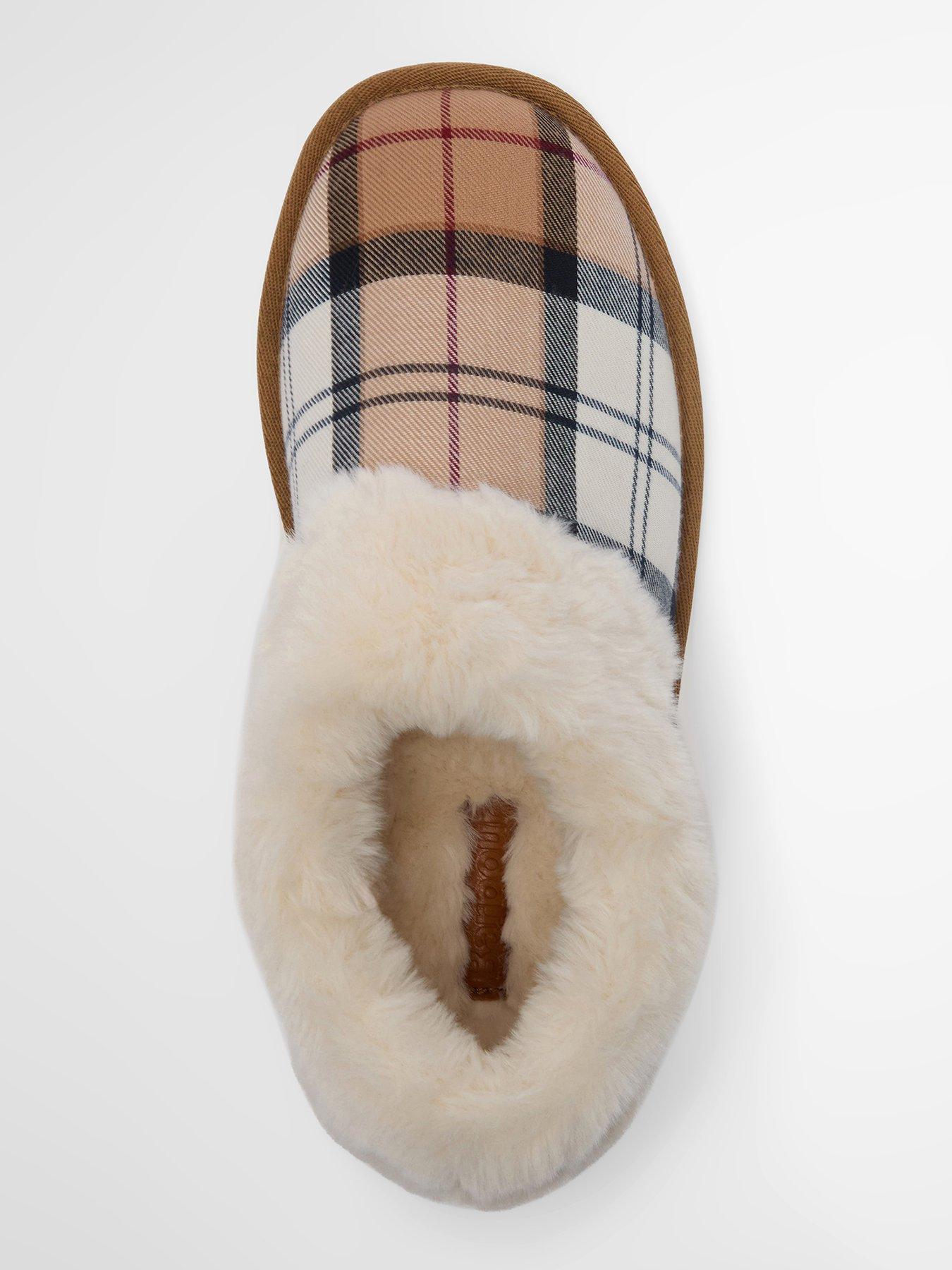 barbour-eloise-tartan-bootie-slipper-brownoutfit