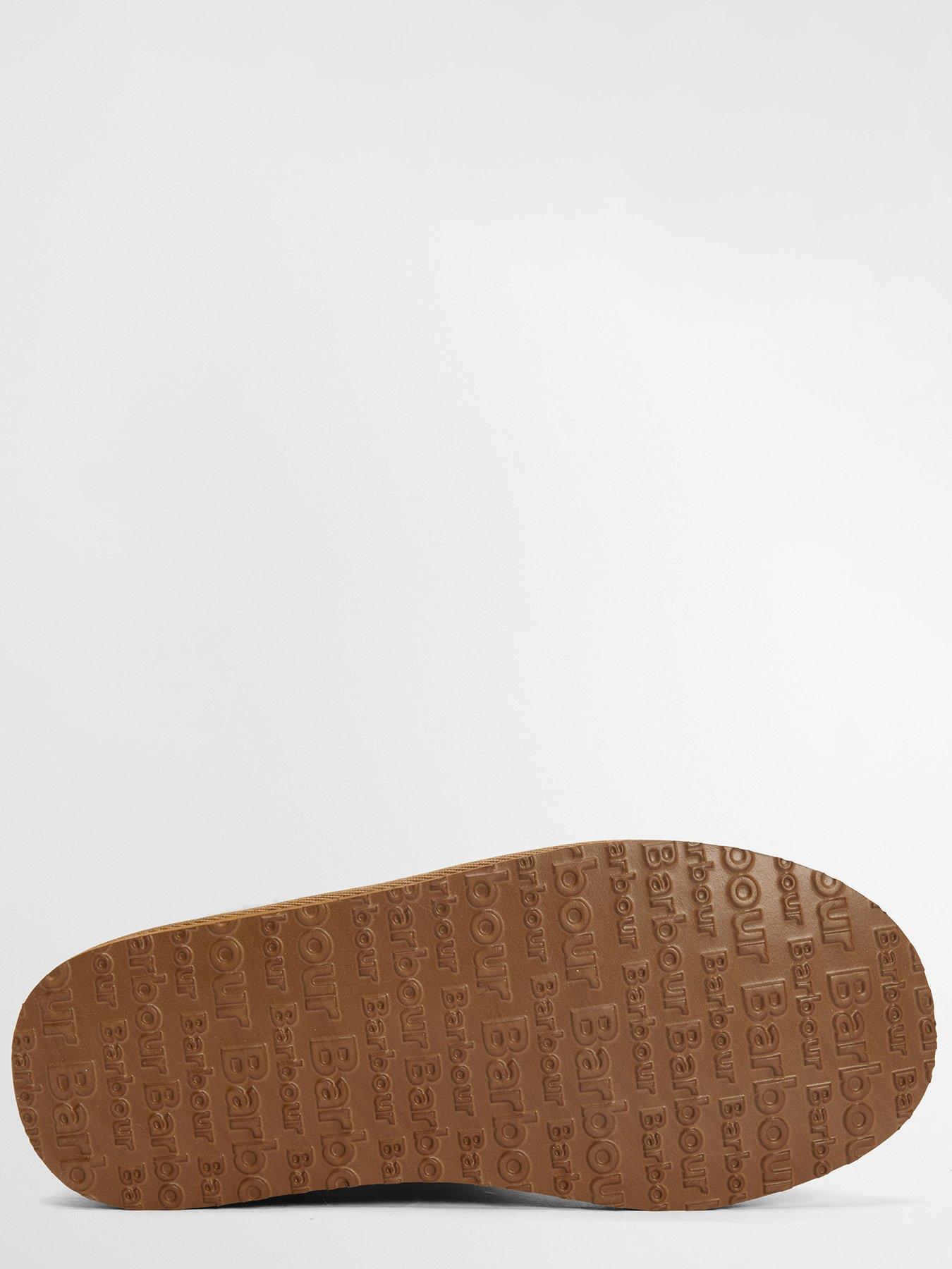 barbour-eloise-tartan-bootie-slipper-browndetail