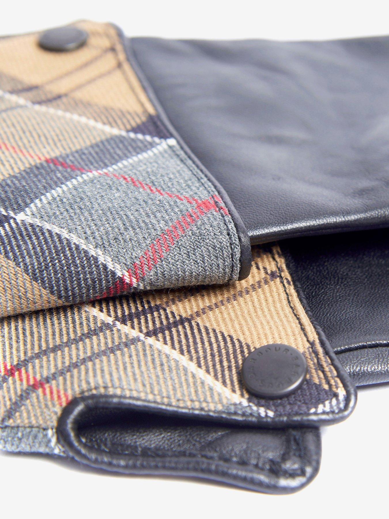 Image 2 of 3 of Barbour Lady Jane Leather Gloves - Black