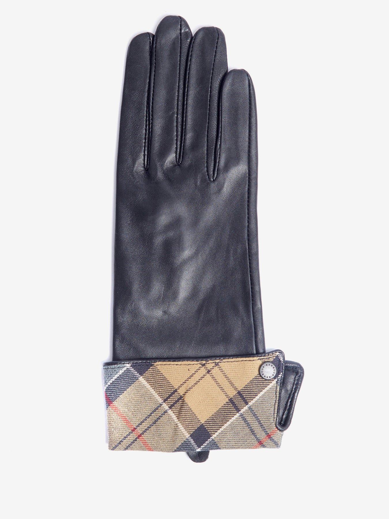 Image 3 of 3 of Barbour Lady Jane Leather Gloves - Black